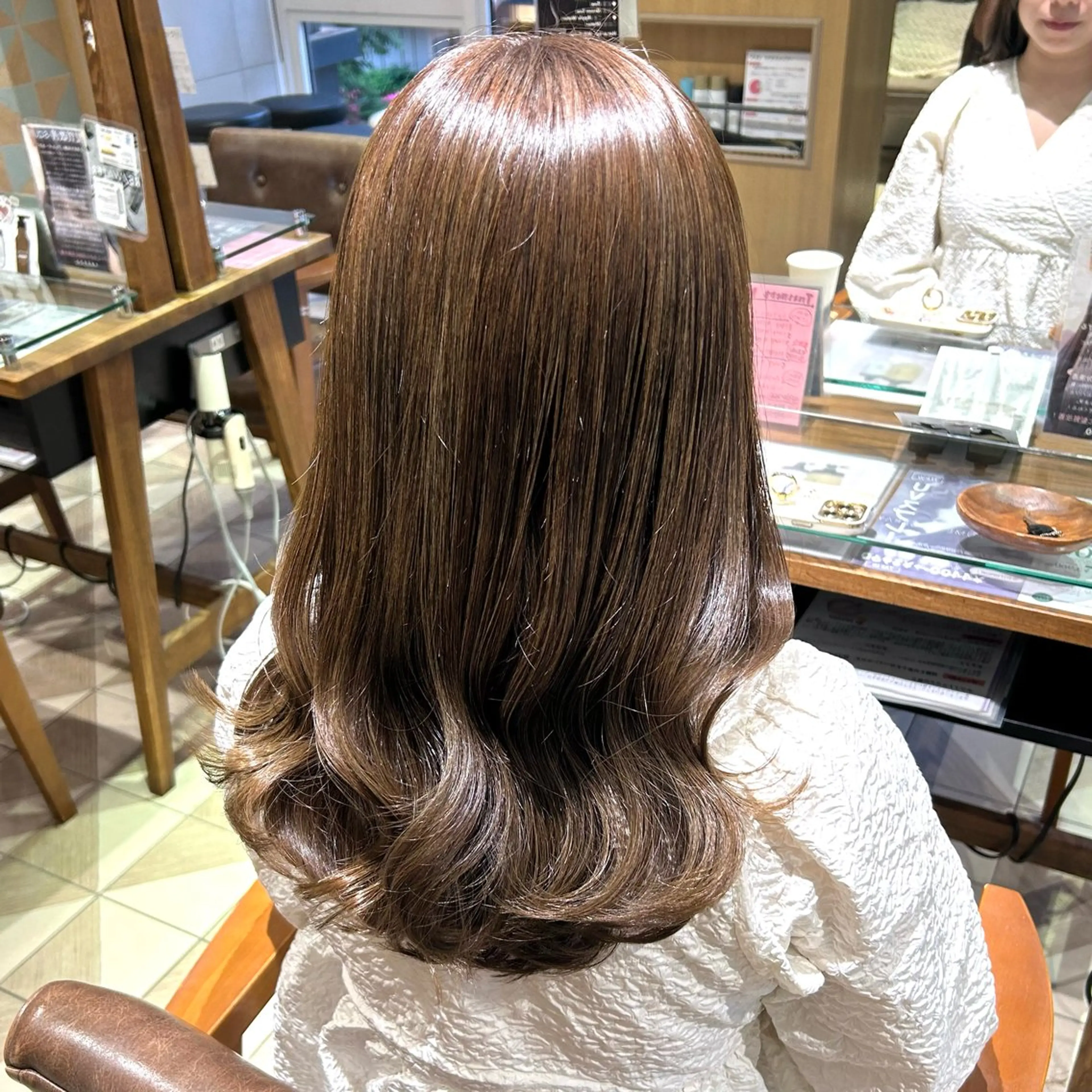 ロング カラー ヘアアレンジ カット ヘアカラー 吉水 彩乃 /ボブ/艶感カラーのヘアスタイル