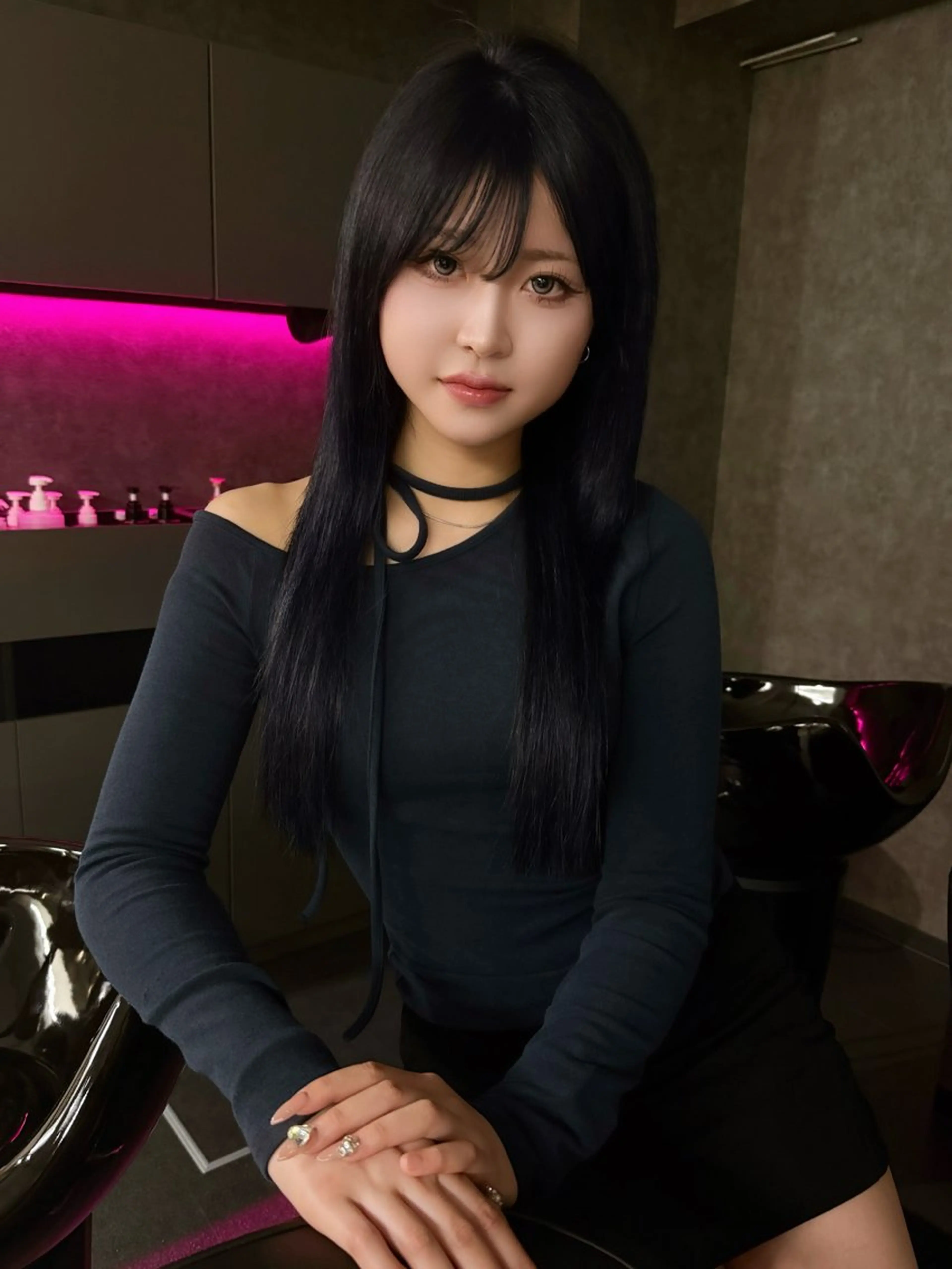 ロング カラー ヘアカラー Kd /名古屋カラーモデルのヘアスタイル