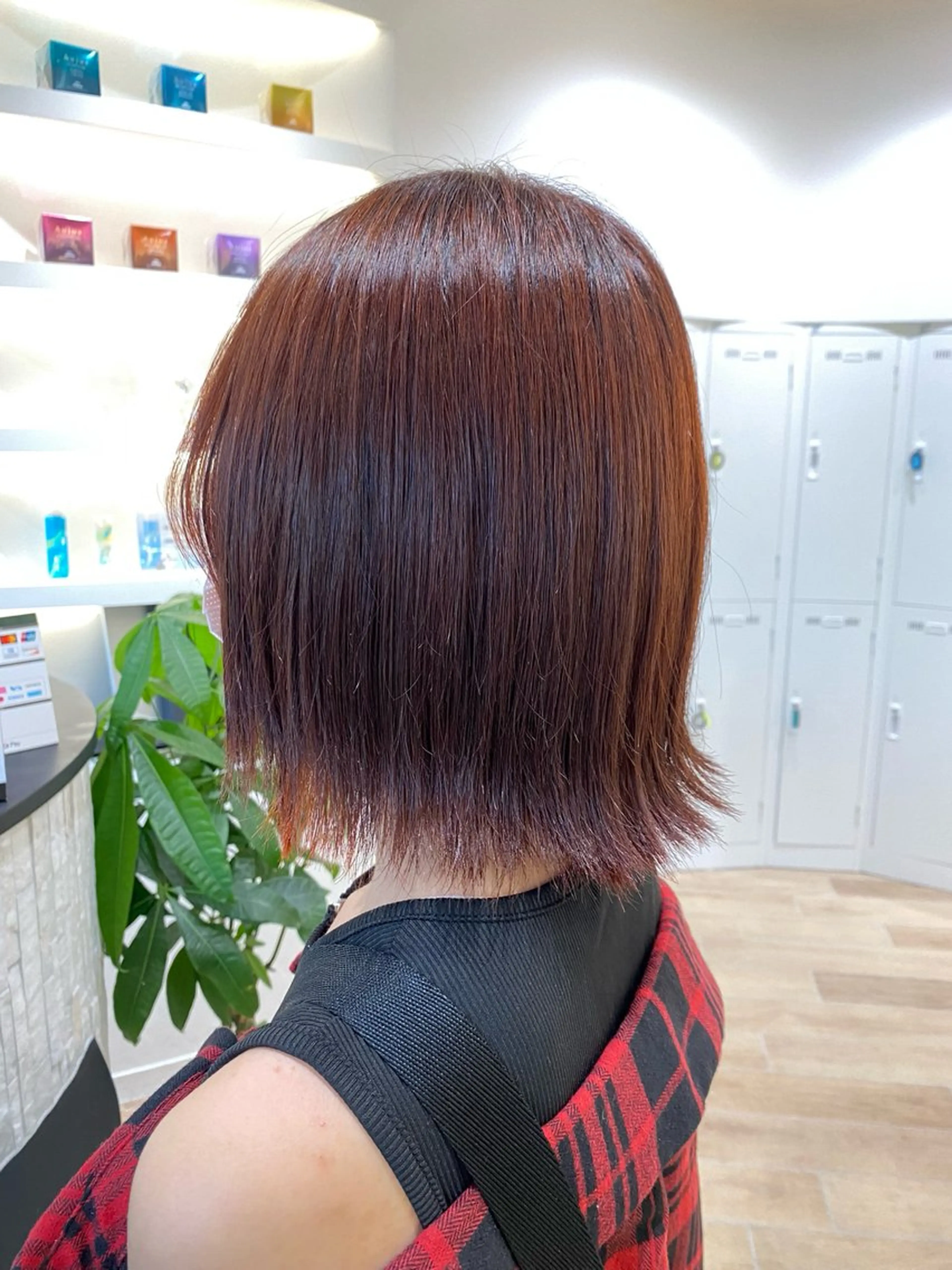 ミディアム 垢抜け/レイヤー/ ハイトーン/アスナのヘアスタイル