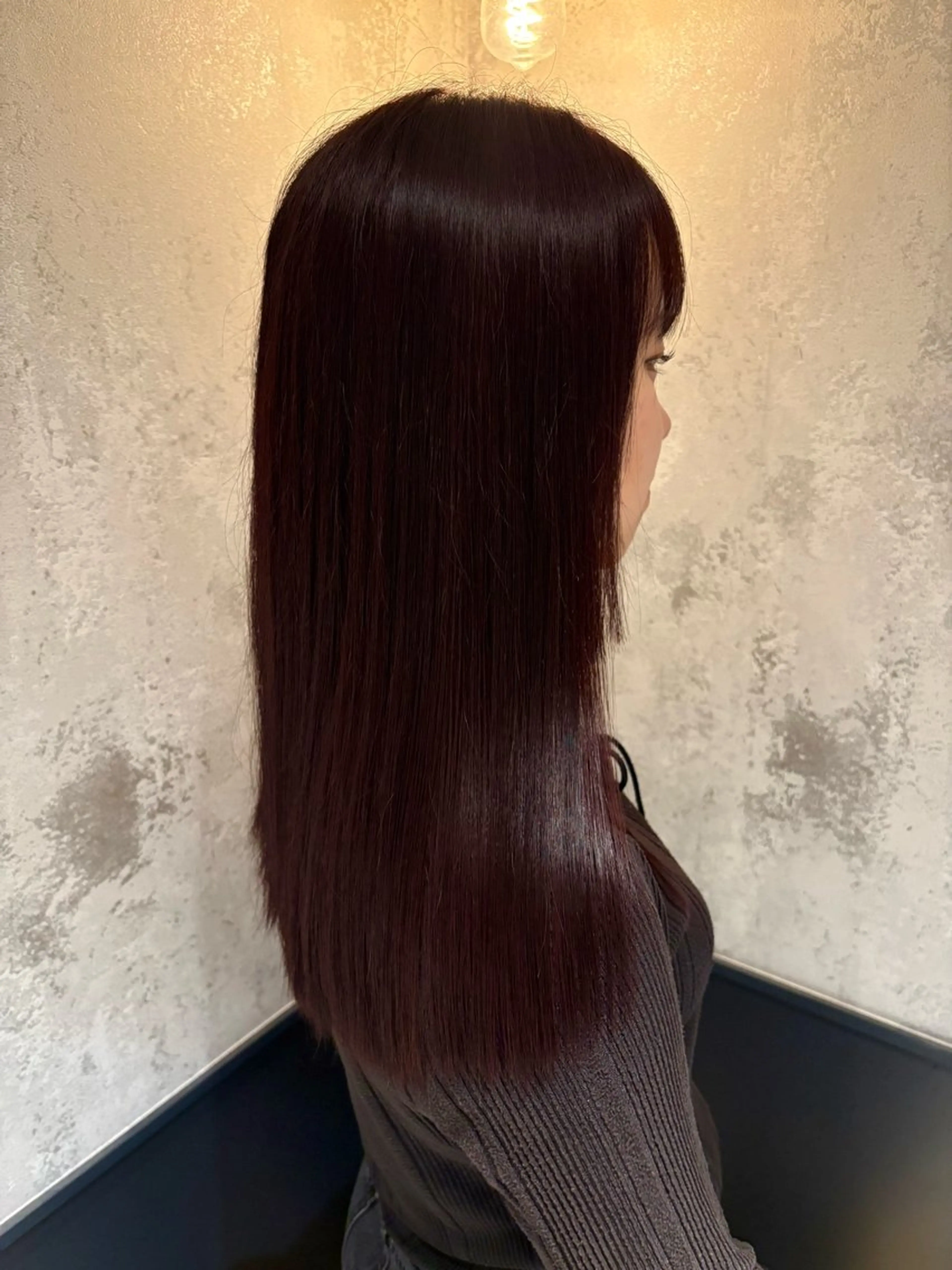 ロング カラー 向山 月雫のヘアスタイル