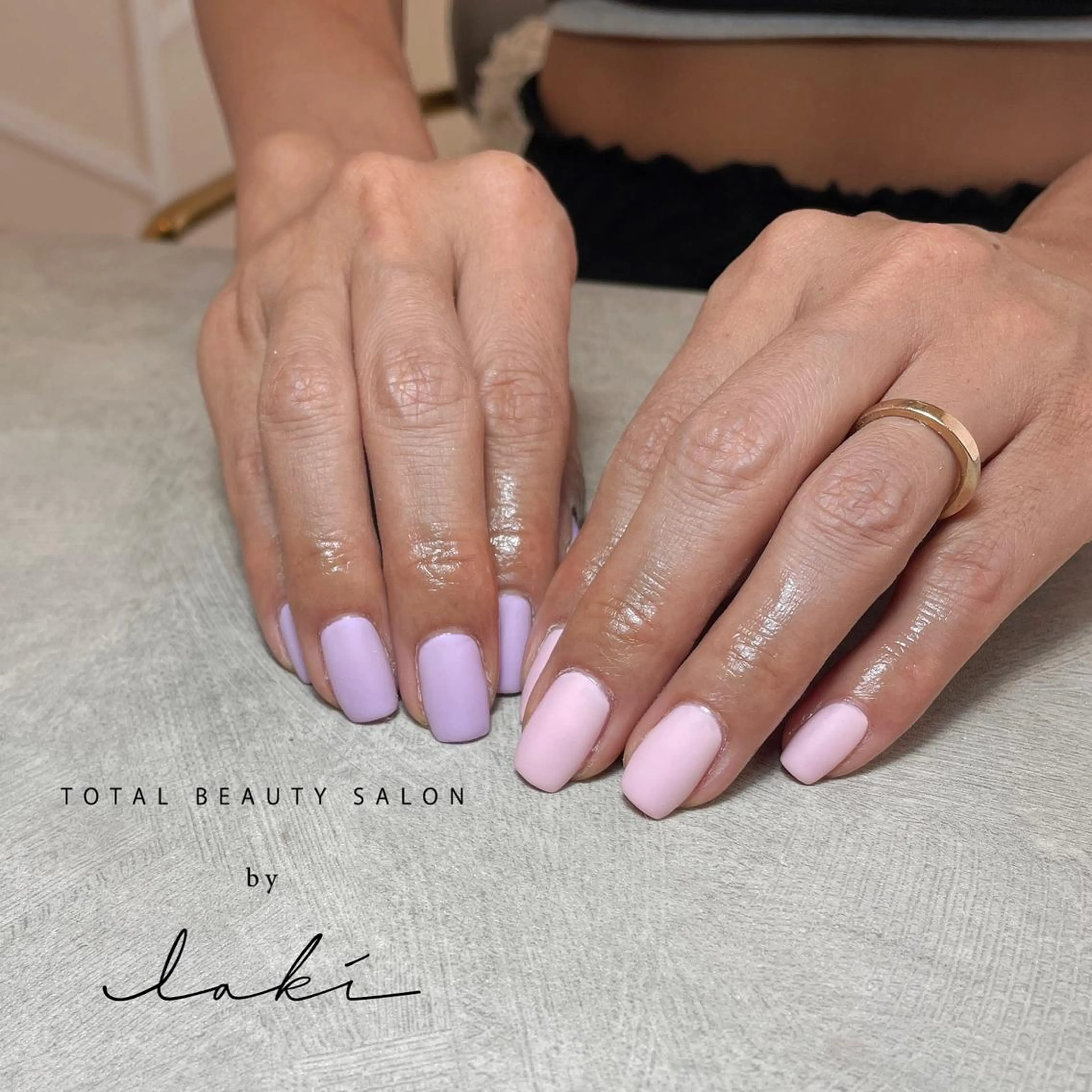 ネイル マットネイル スクエアネイル my&_ maimiのネイルデザイン