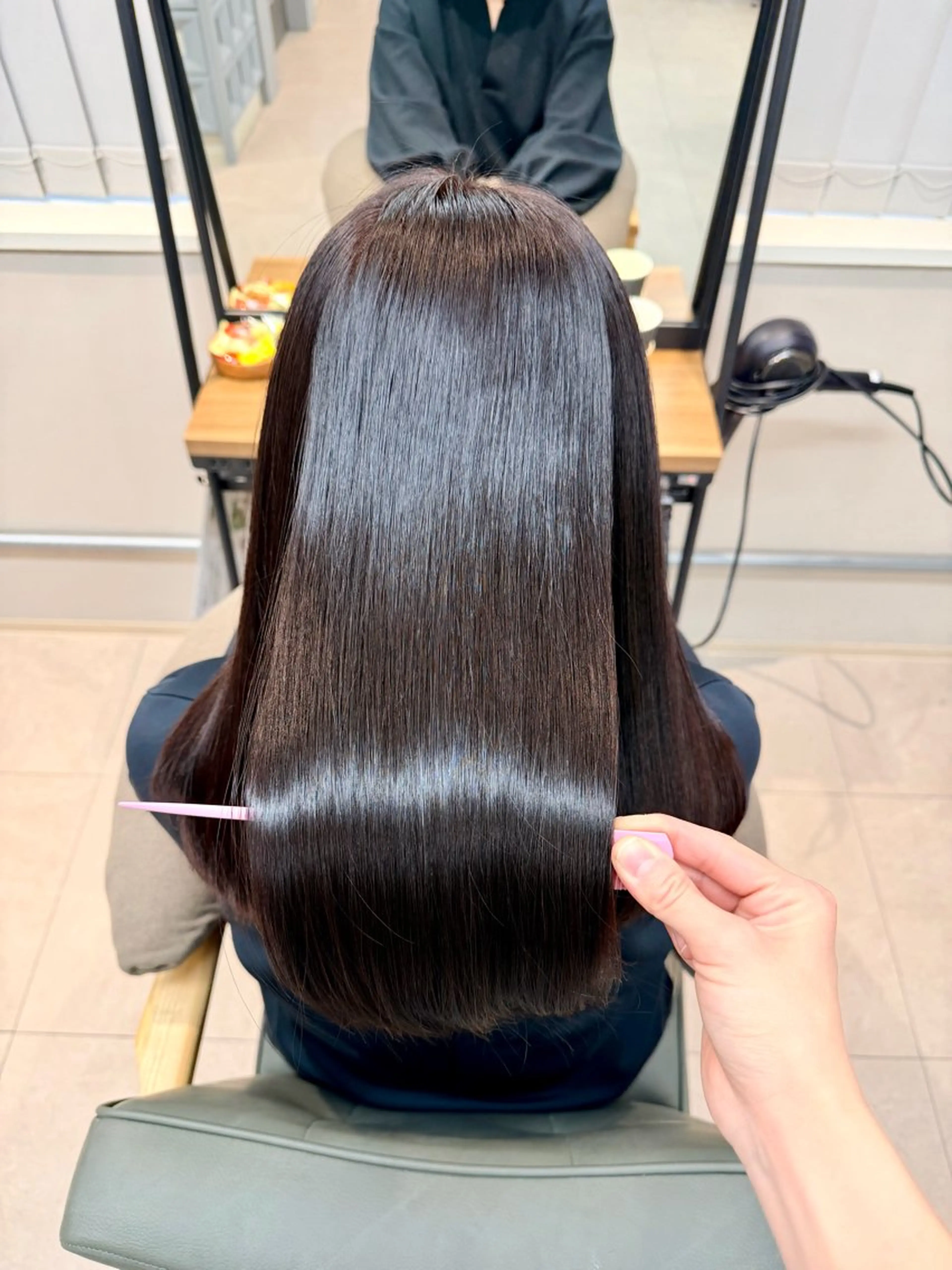 ロング ヘアカラー トリートメント 縮毛矯正/髪質改善 /SATOKOのヘアスタイル