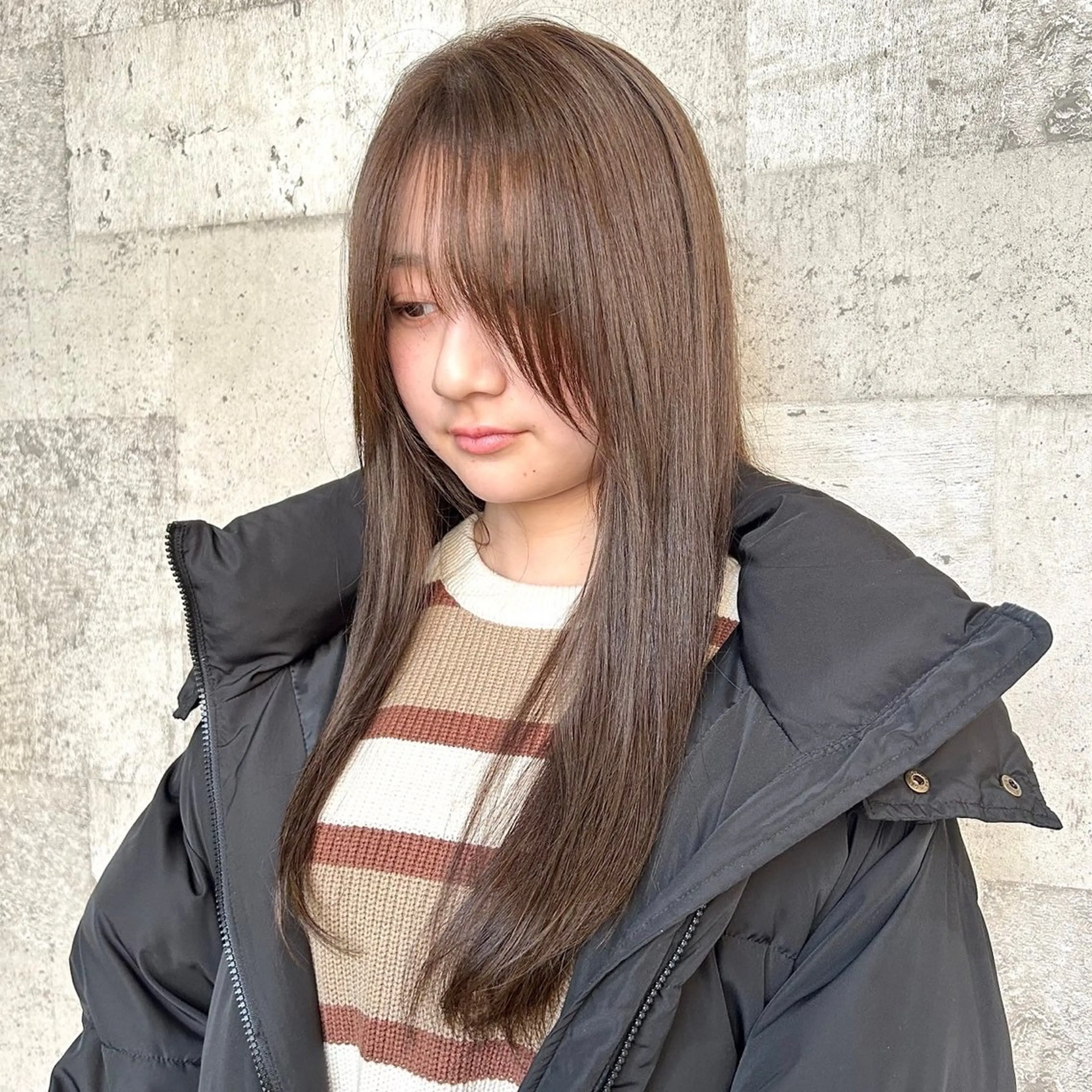 ロング カラー 🍒中川葵久美🍒 レイヤー/メンズのヘアスタイル