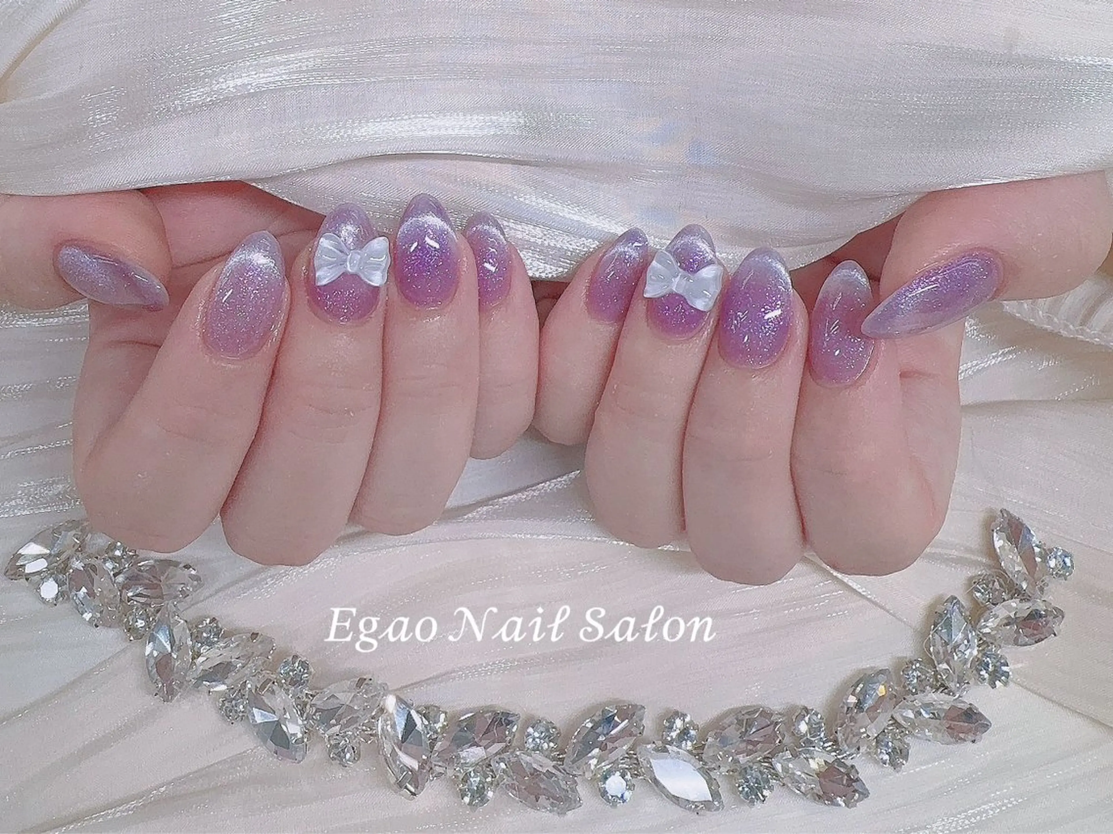 ネイル フットネイル ジェルネイル 韓国ネイル マグネットネイル メンズネイル ハンドネイル Egao Nail錦糸町店のネイルデザイン