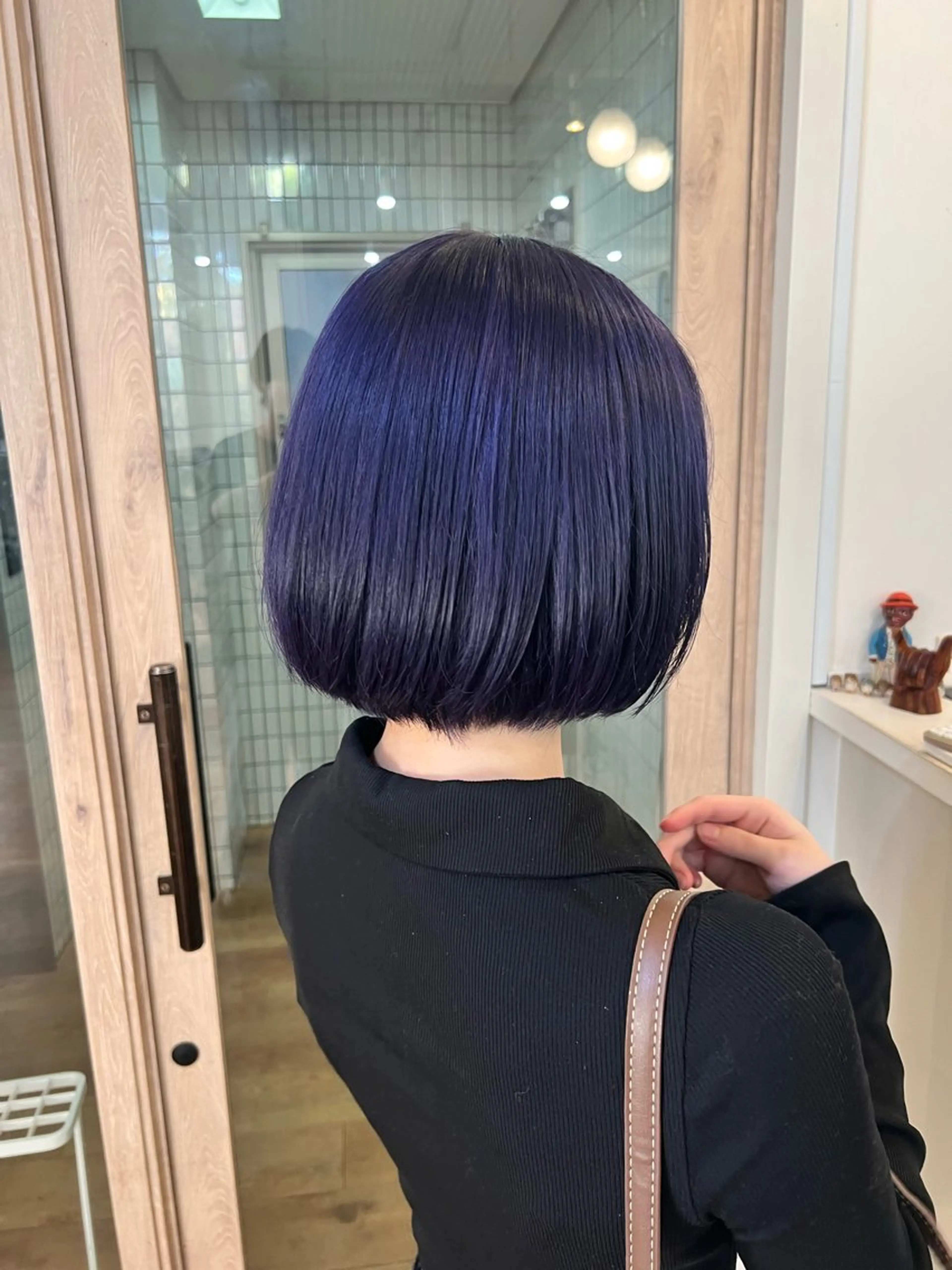 カラー ブルーカラー ブルーラベンダー ラベンダーカラー ヘアカラー 難波ブリーチカラー ⭐︎瀬尾拓充のヘアスタイル