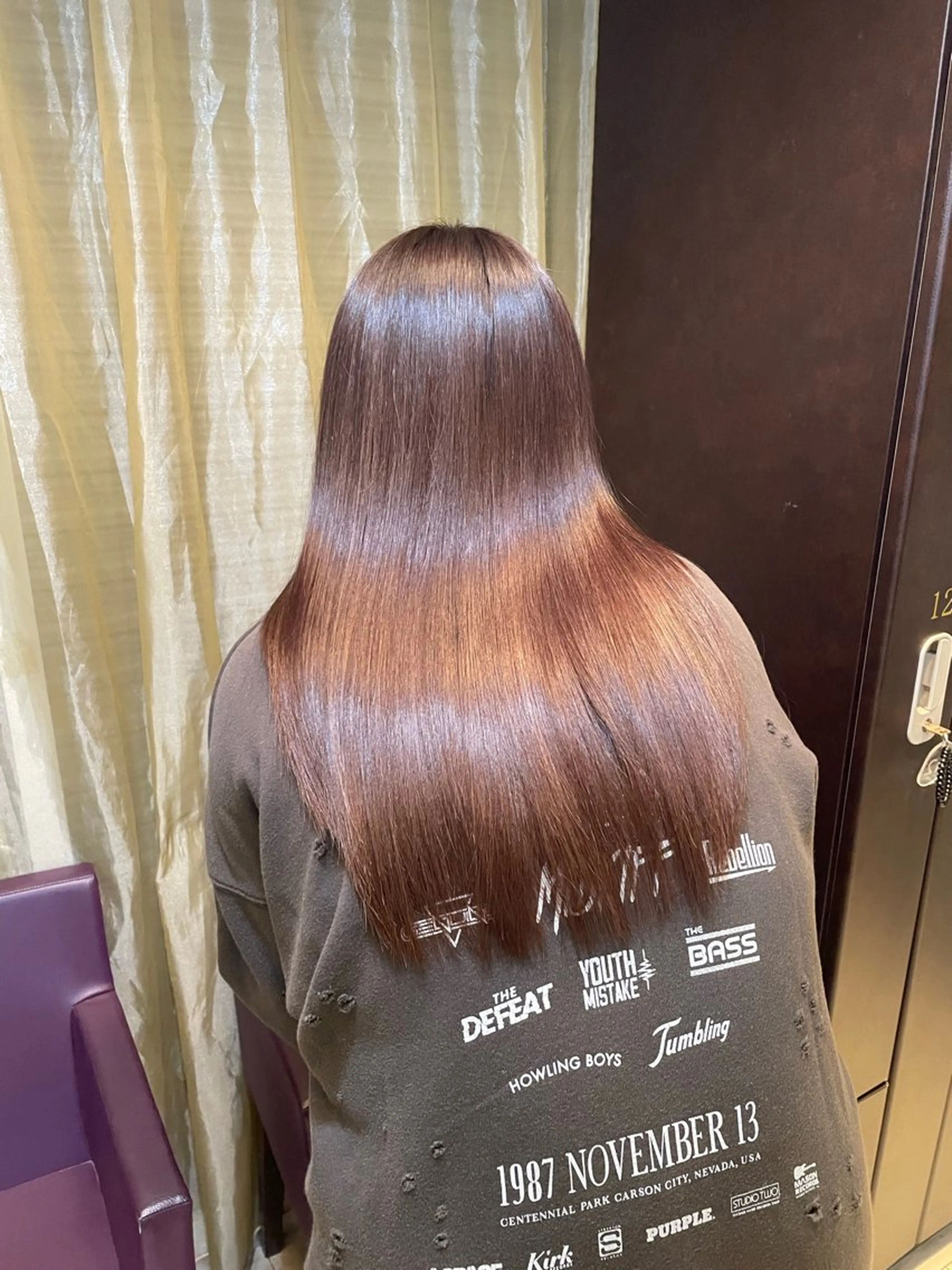 ロング カラー 西中島/髪質改善/ 透明感/山川光子のヘアスタイル