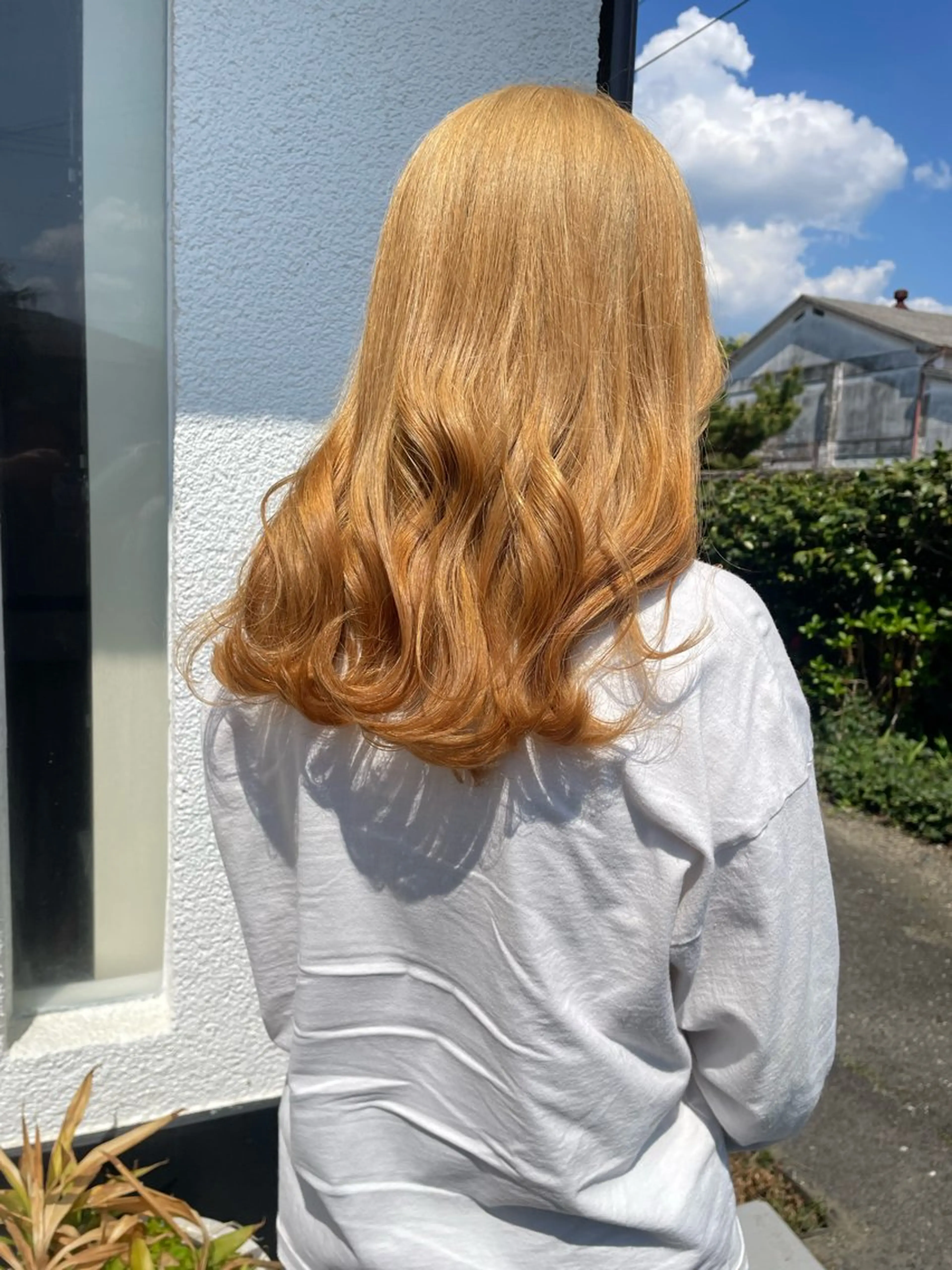 カラー 菊池 栄里奈のヘアスタイル