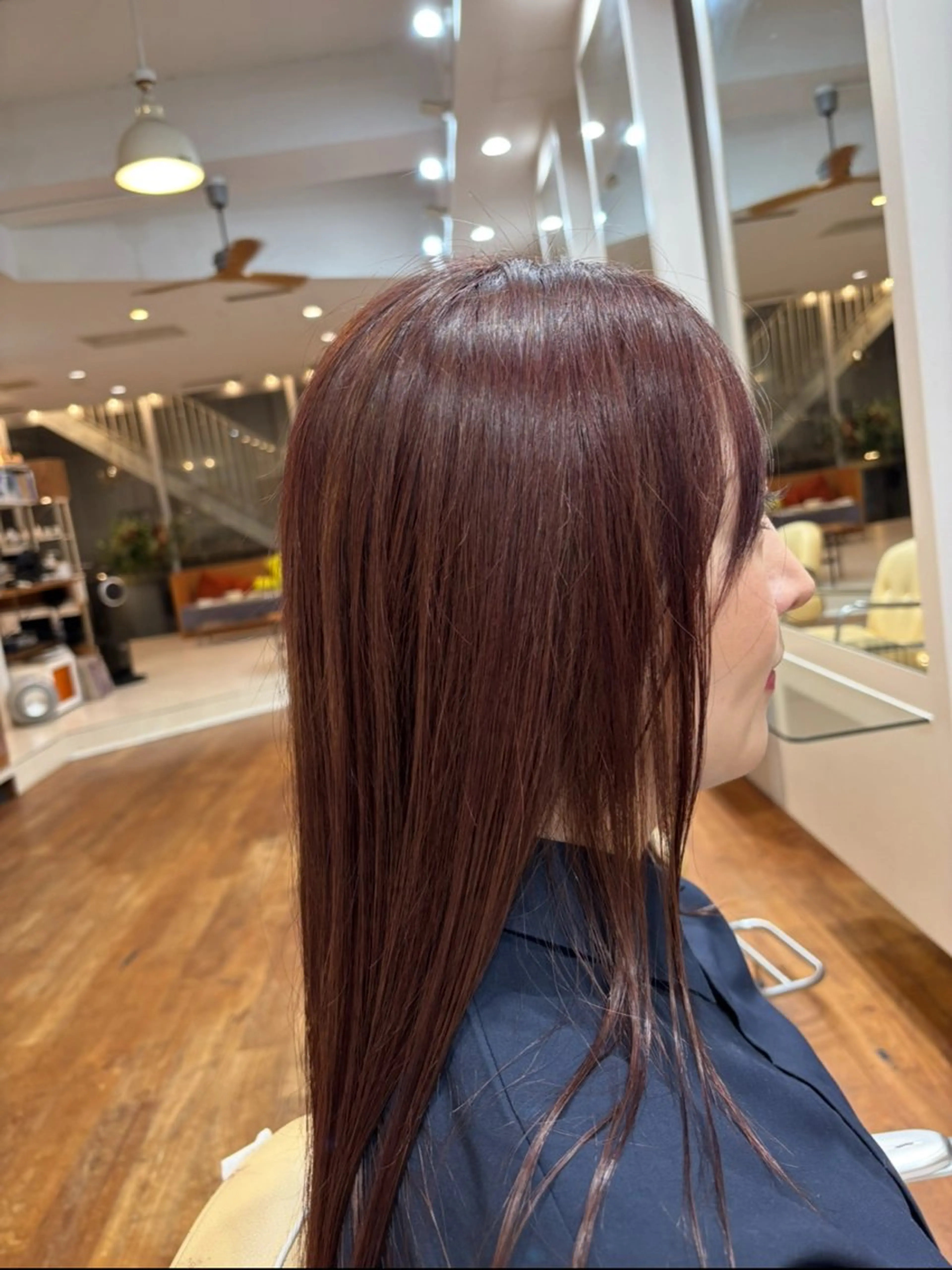 カラー ピンクカラー ヘアカラー 舩橋 壱誠のヘアスタイル