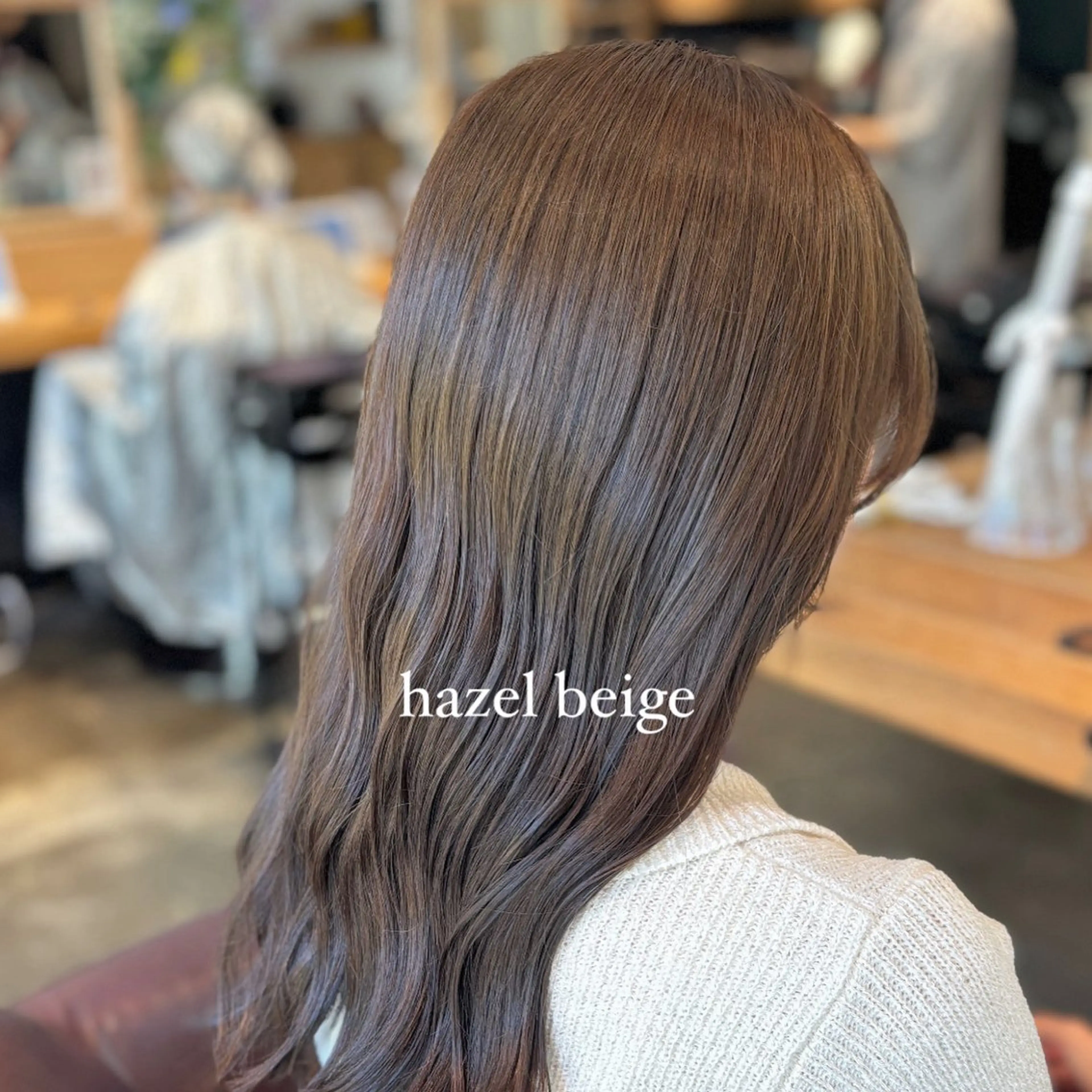 セミロング カラー ベージュカラー 髪質改善カラー ブラウン🤎YUMEのヘアスタイル