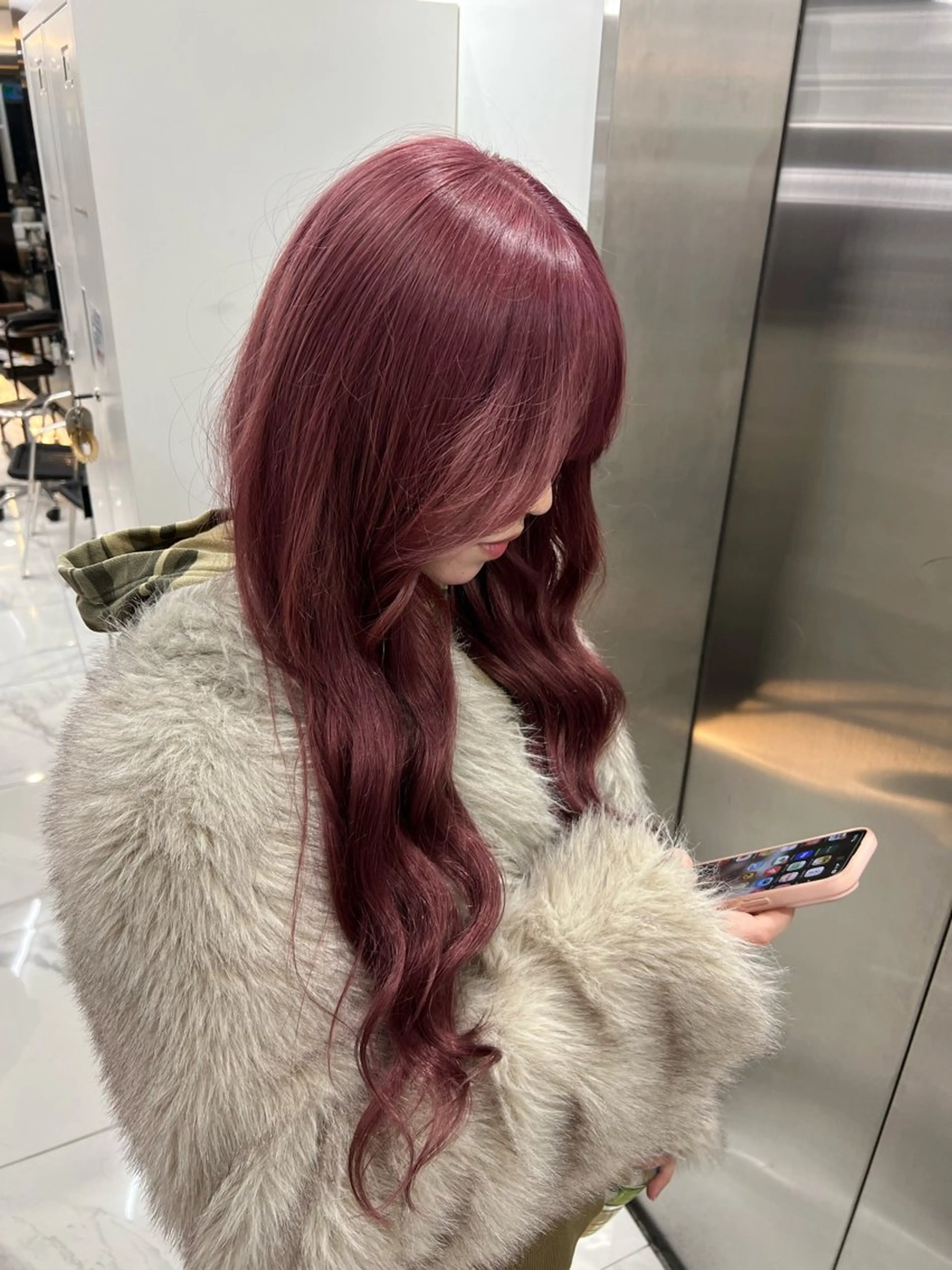 ロング カラー シールエクステ ブリーチ エクステ 【lapis渋谷】 Aoriのヘアスタイル