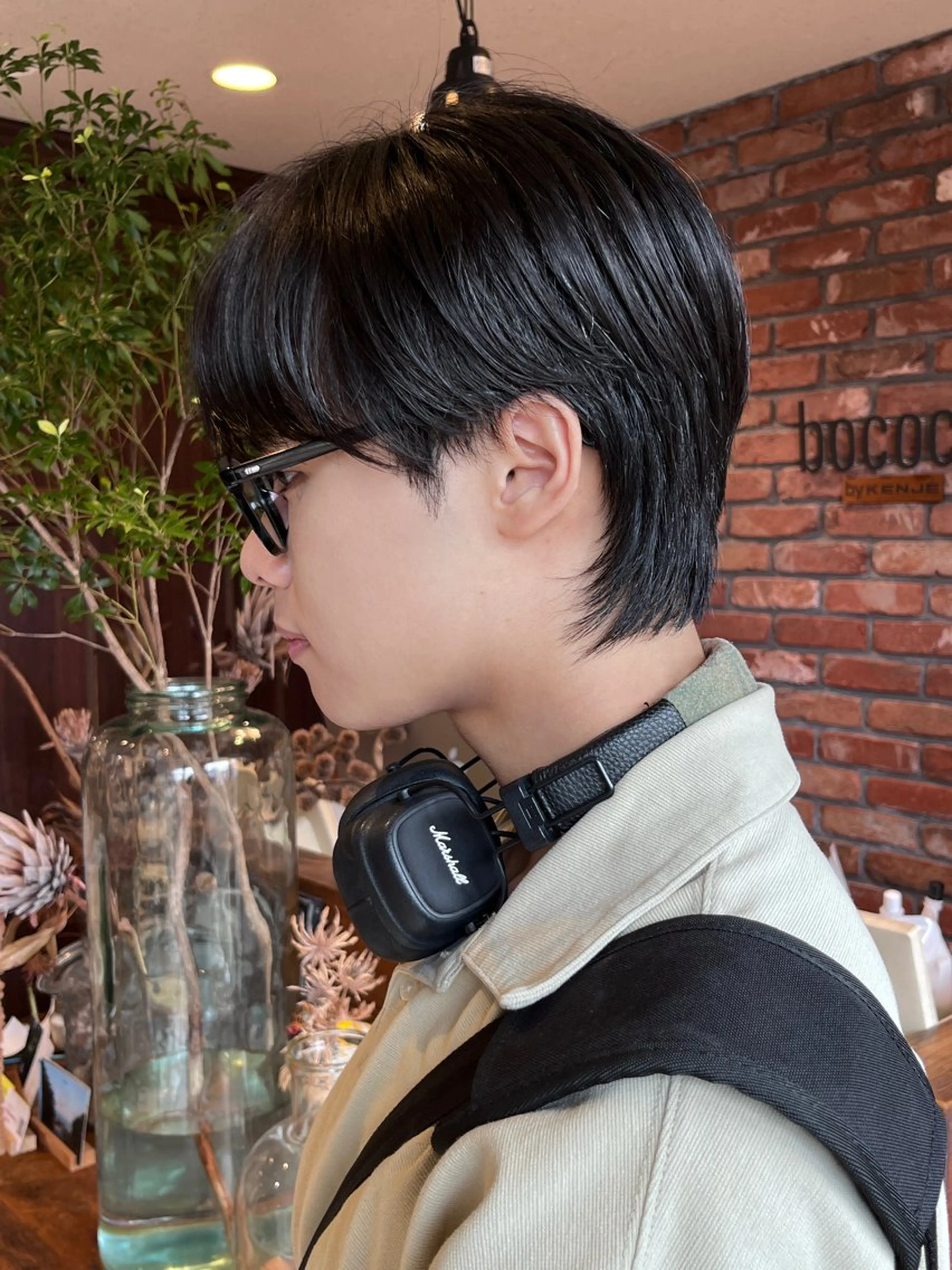 ショート メンズ カット Vicky オリーブ メンズカジュアルのヘアスタイル