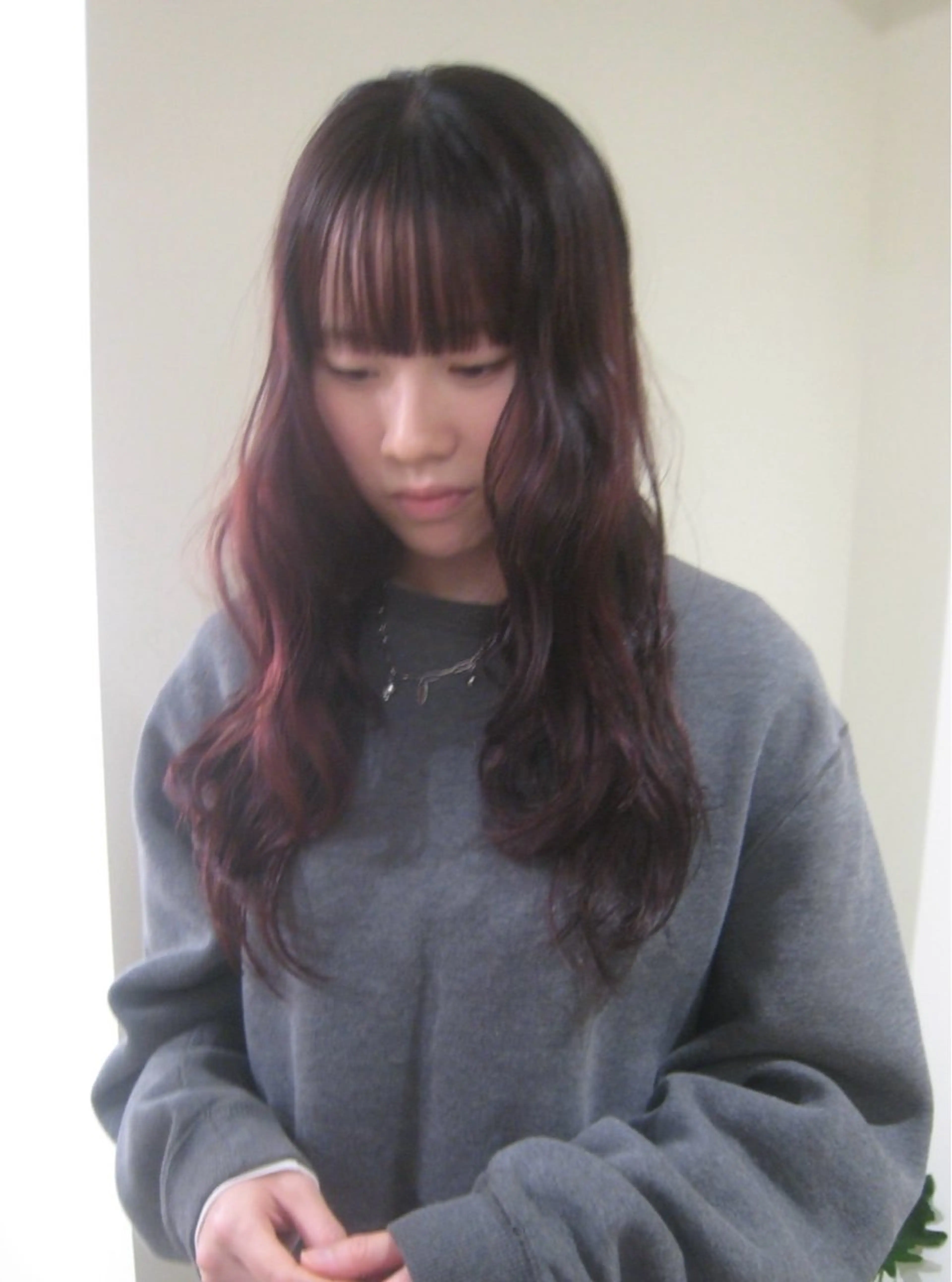 ロング カット ヘアカラー トリートメント natsuki /HUIのヘアスタイル