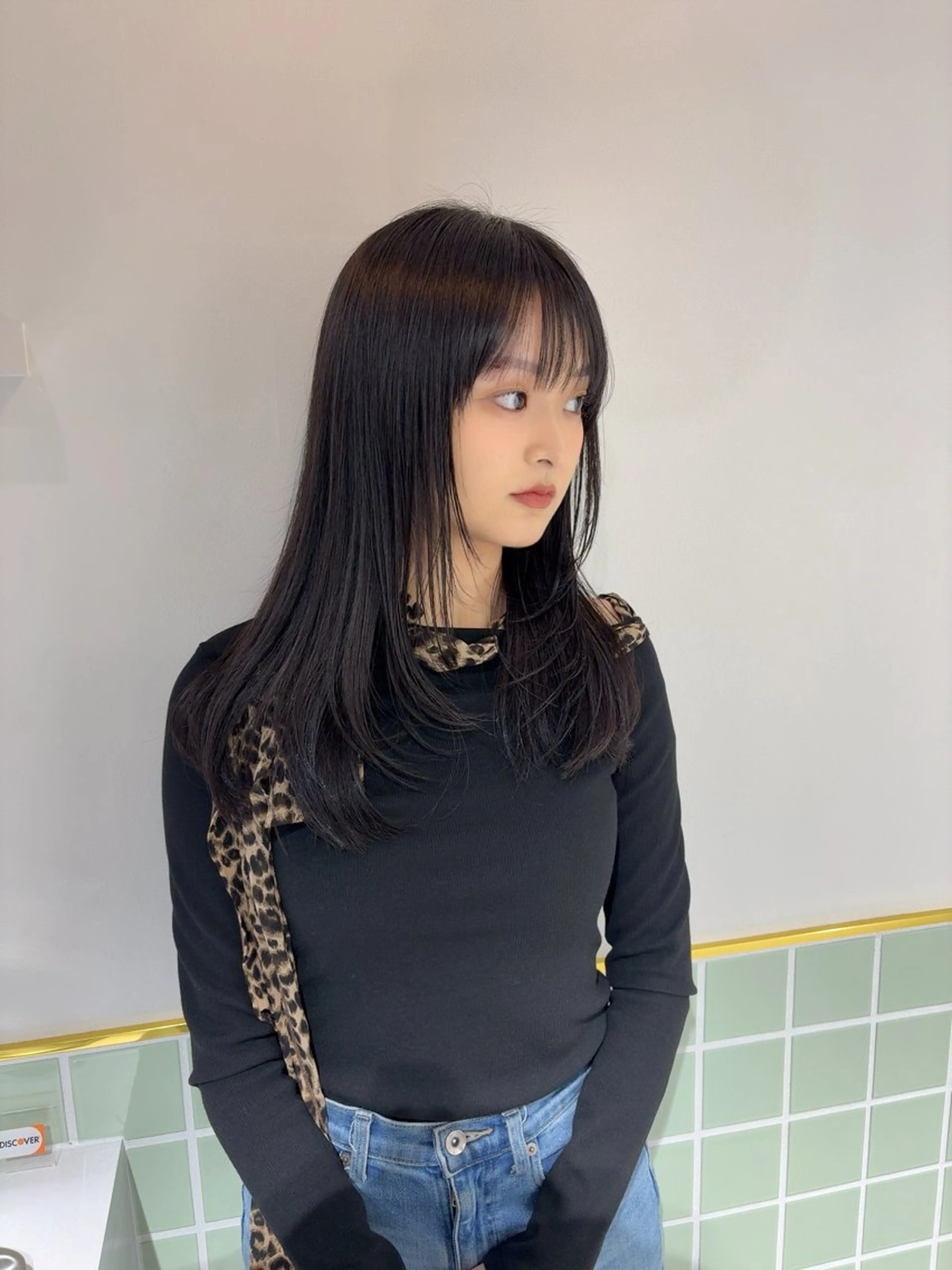 セミロング ヘアアレンジ レイヤーカット カット トリートメント ヘッドスパ ヘアセット 二ヶ月綺麗が続くレ イヤー/星野六三四のヘアスタイル
