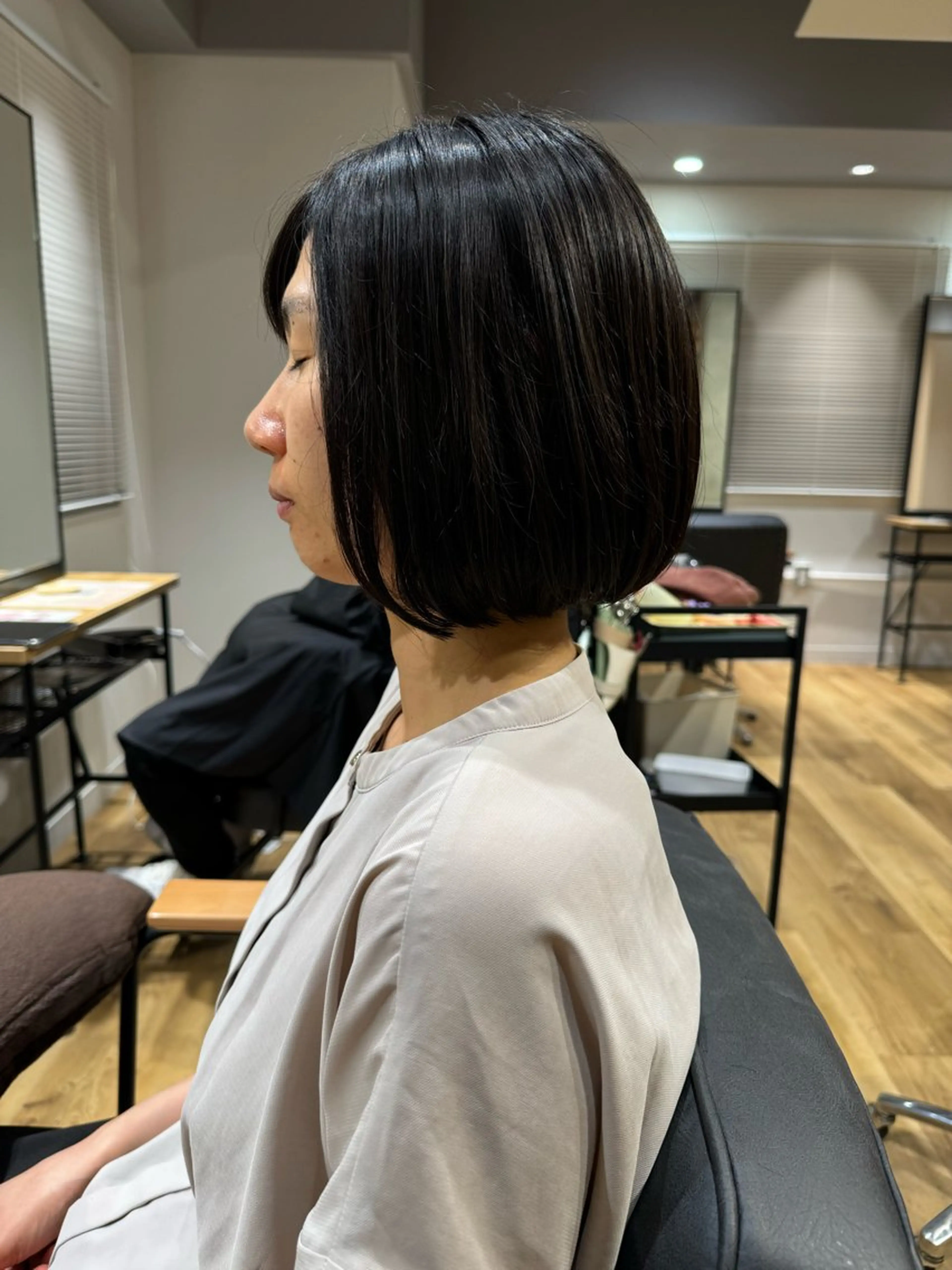 ミディアム ボブ 安藤 航平のヘアスタイル