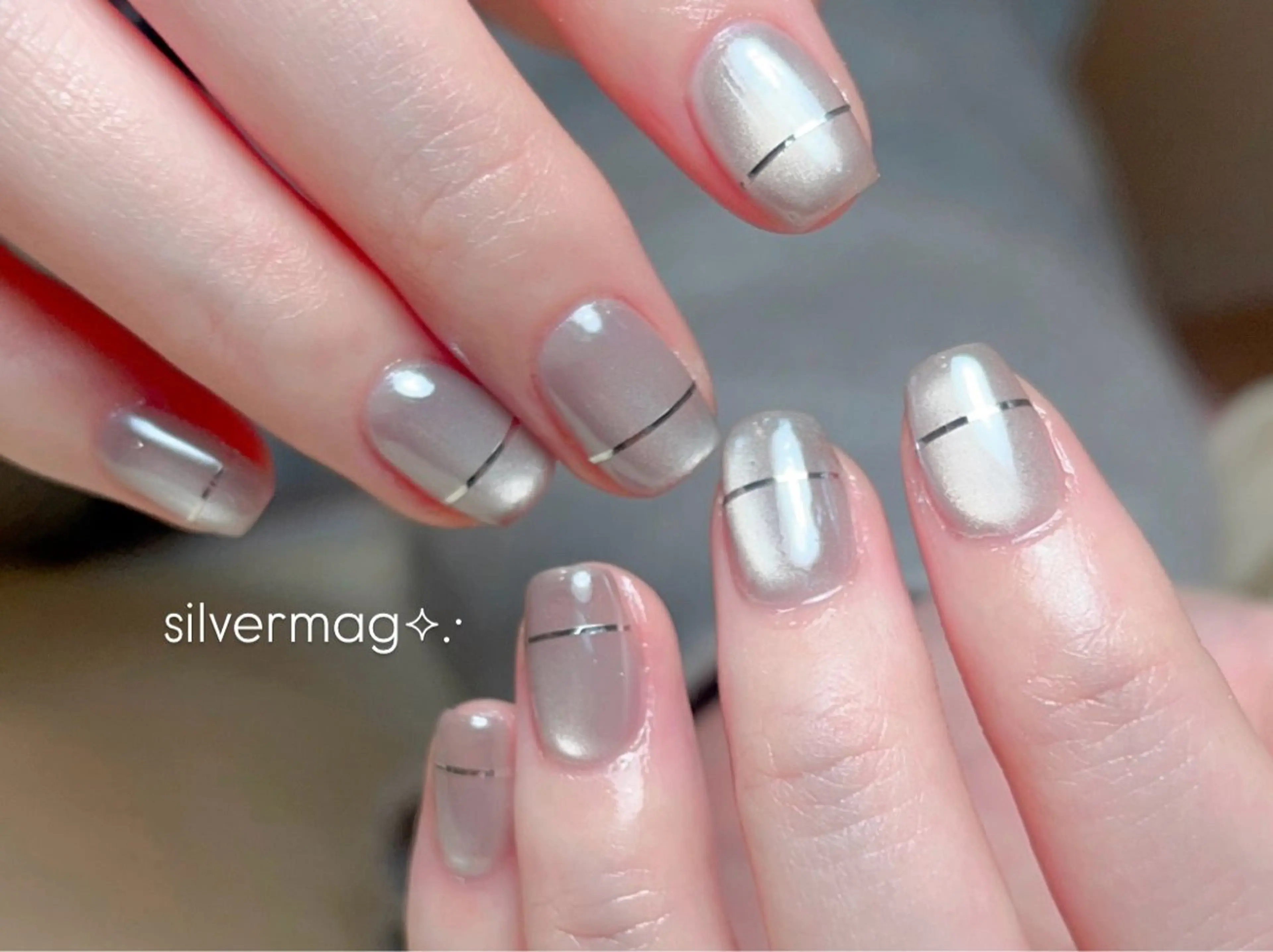 ネイル マグネットネイル Nail by EN 🪽Amiのネイルデザイン