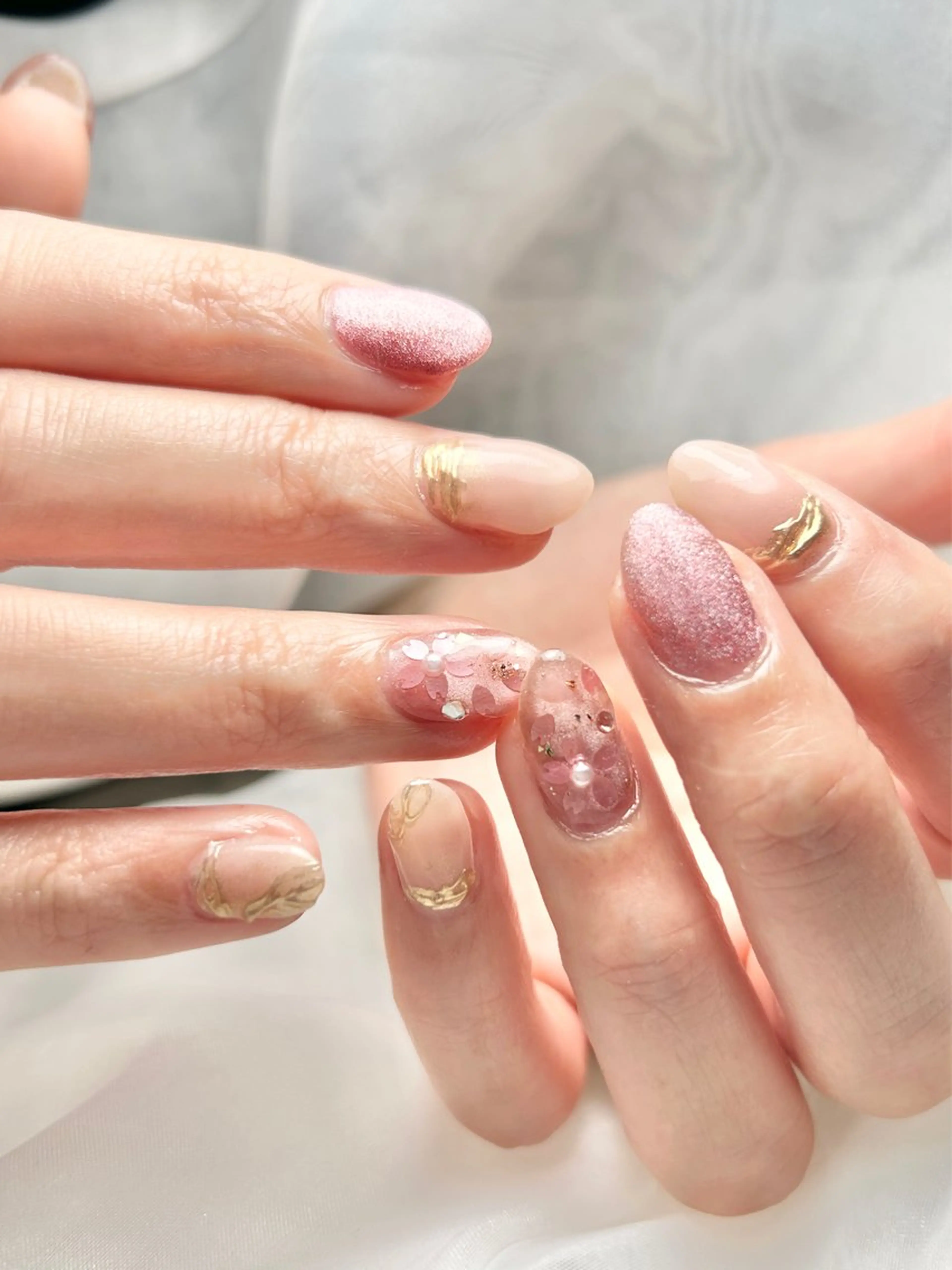 ネイル 桜ネイル sonus. nailのネイルデザイン