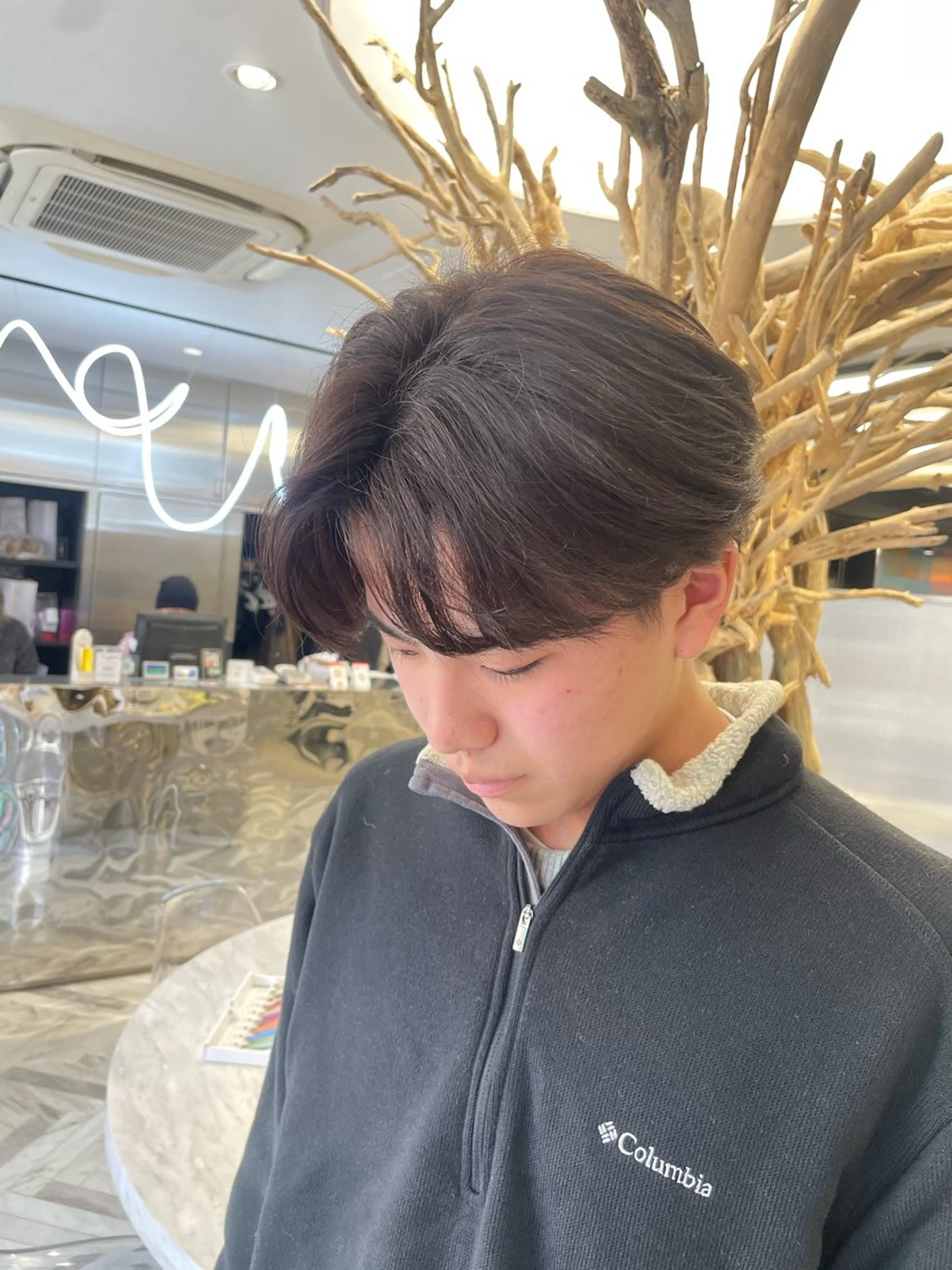 ショート メンズ メンズパーマ メンズツイストパーマ 波巻きパーマ ツイストパーマ カット フェザーショート⚡️ REONのヘアスタイル