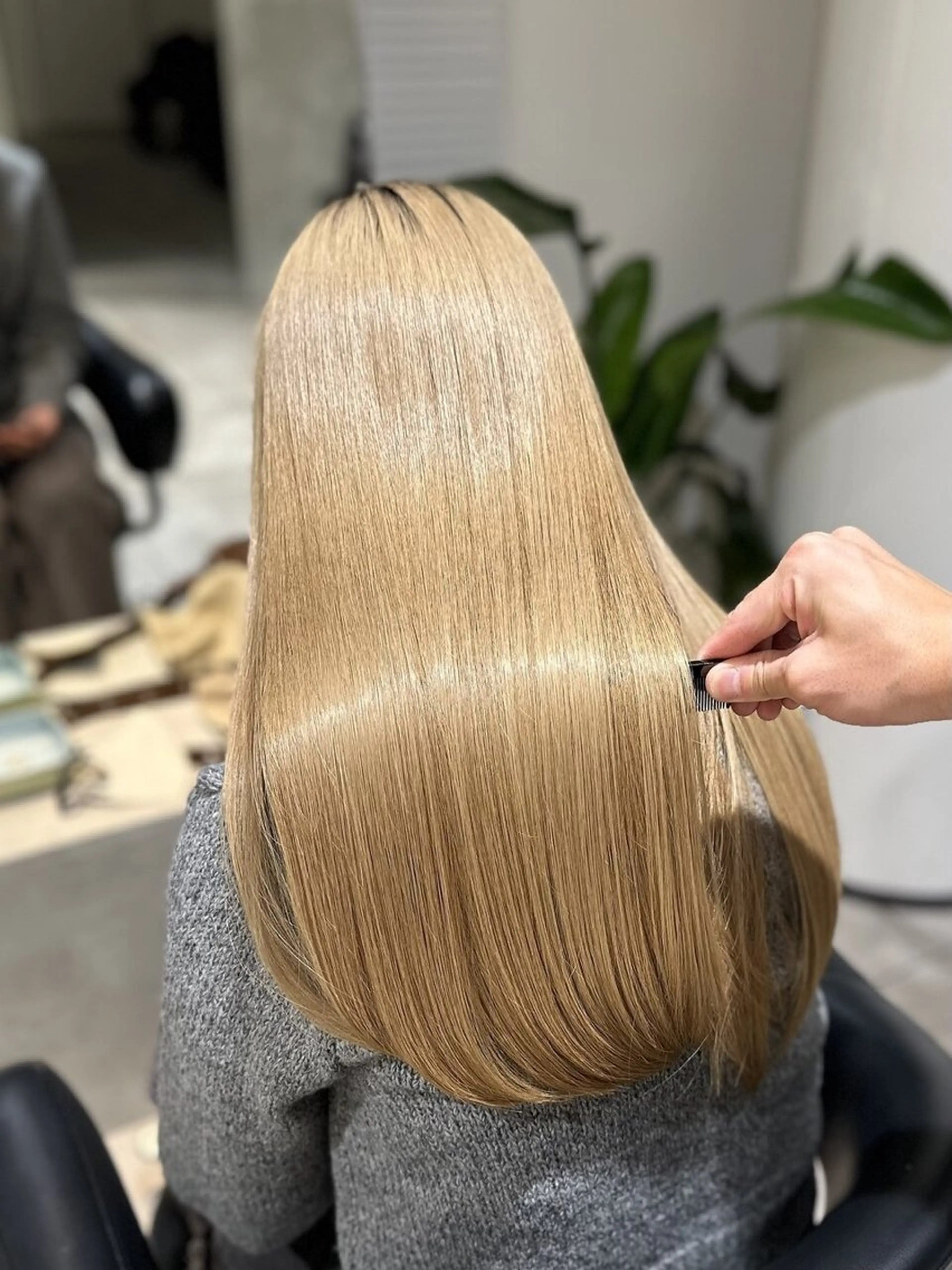 ロング カット 縮毛矯正 トリートメント 美髪矯正🫧艶髪特化 🫧関口太郎のヘアスタイル