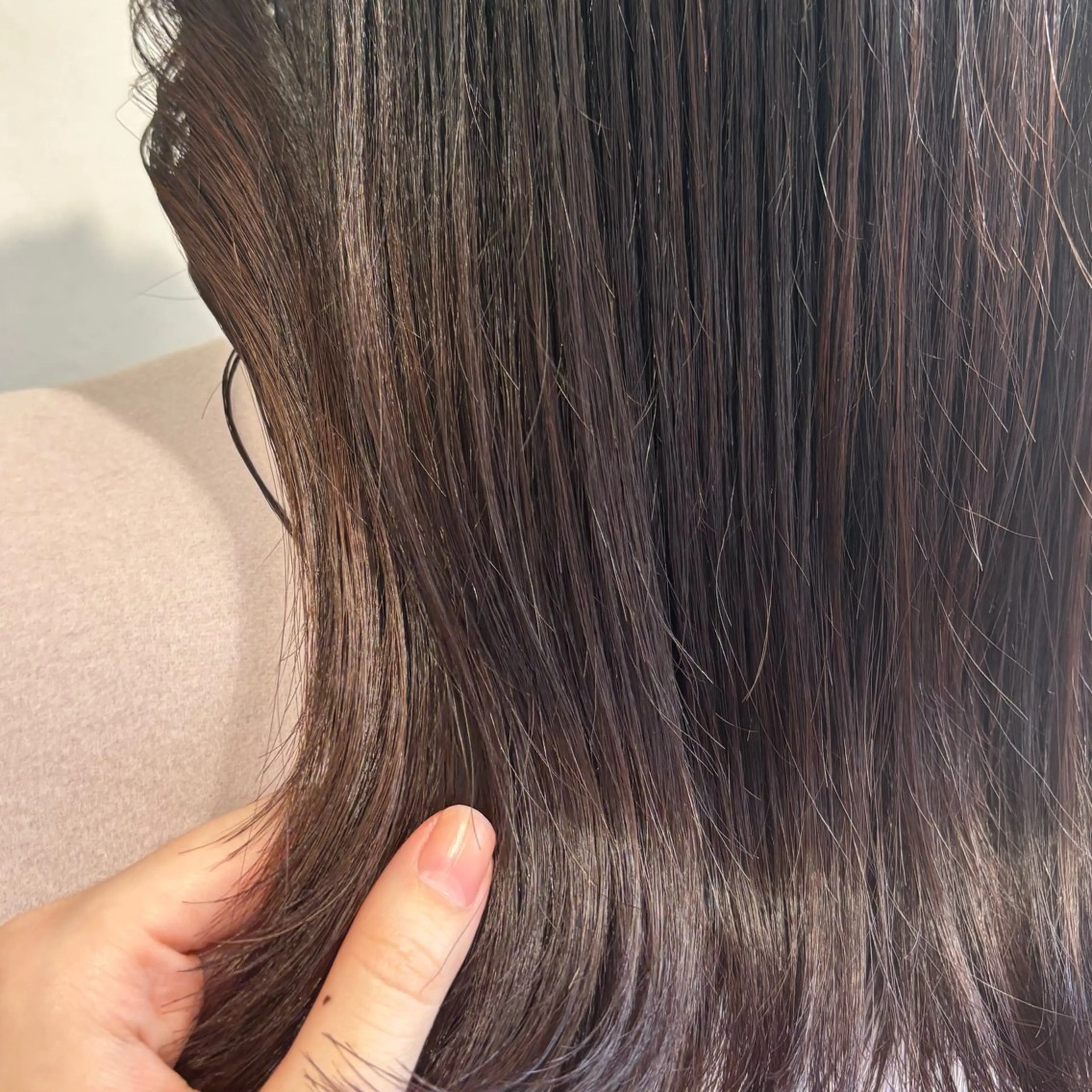 カラー ブラウンカラー ピンクカラー ヘアカラー トリートメント 𝐲𝐮𝐮 /艶髪 /透明感カラー🌱のヘアスタイル