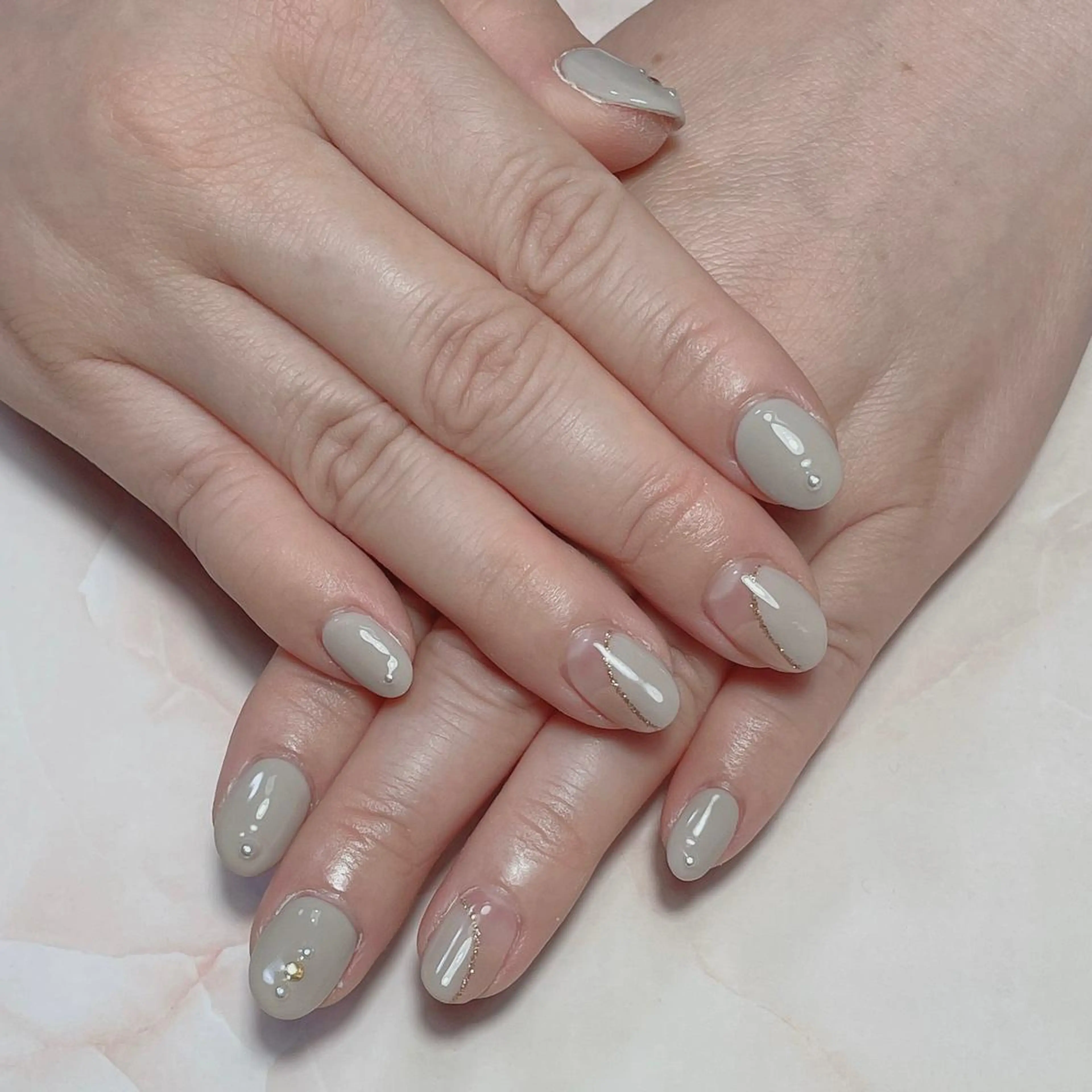 ネイル フレンチネイル ワンカラーネイル ハンドネイル 🧡tamami 🧡のネイルデザイン