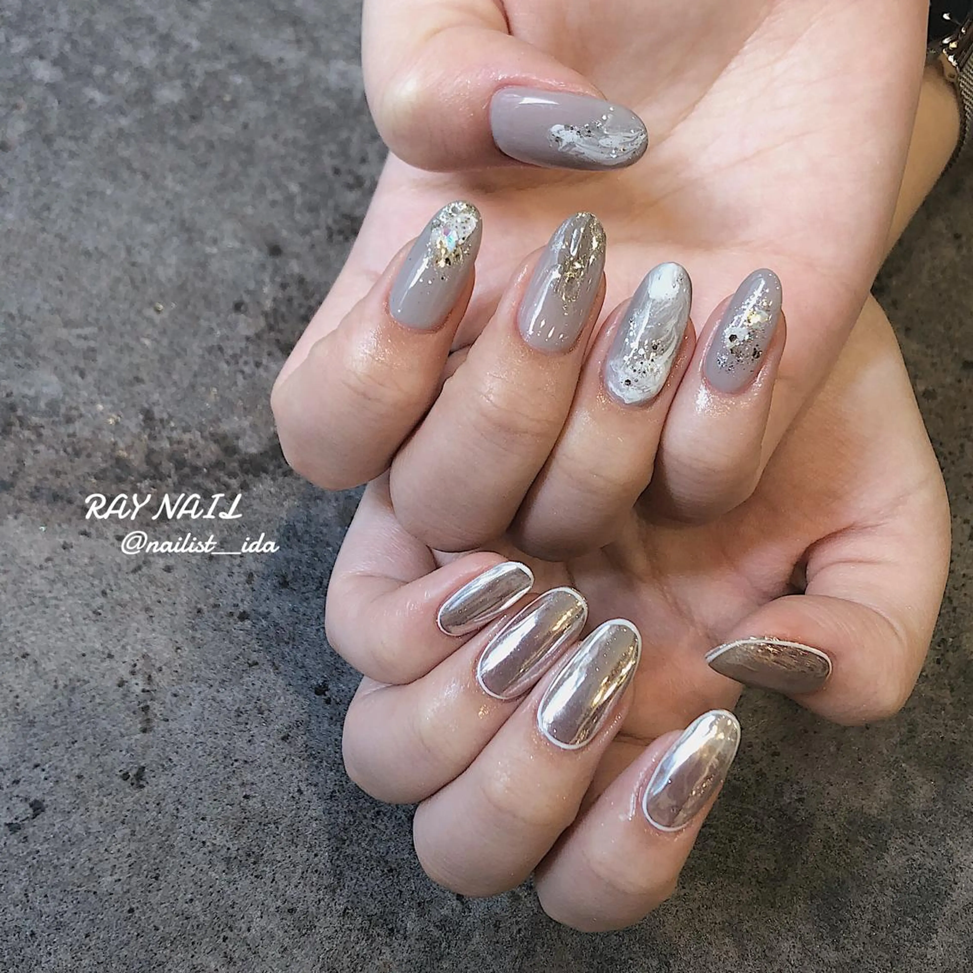 ネイル Arowa 伊田のネイルデザイン