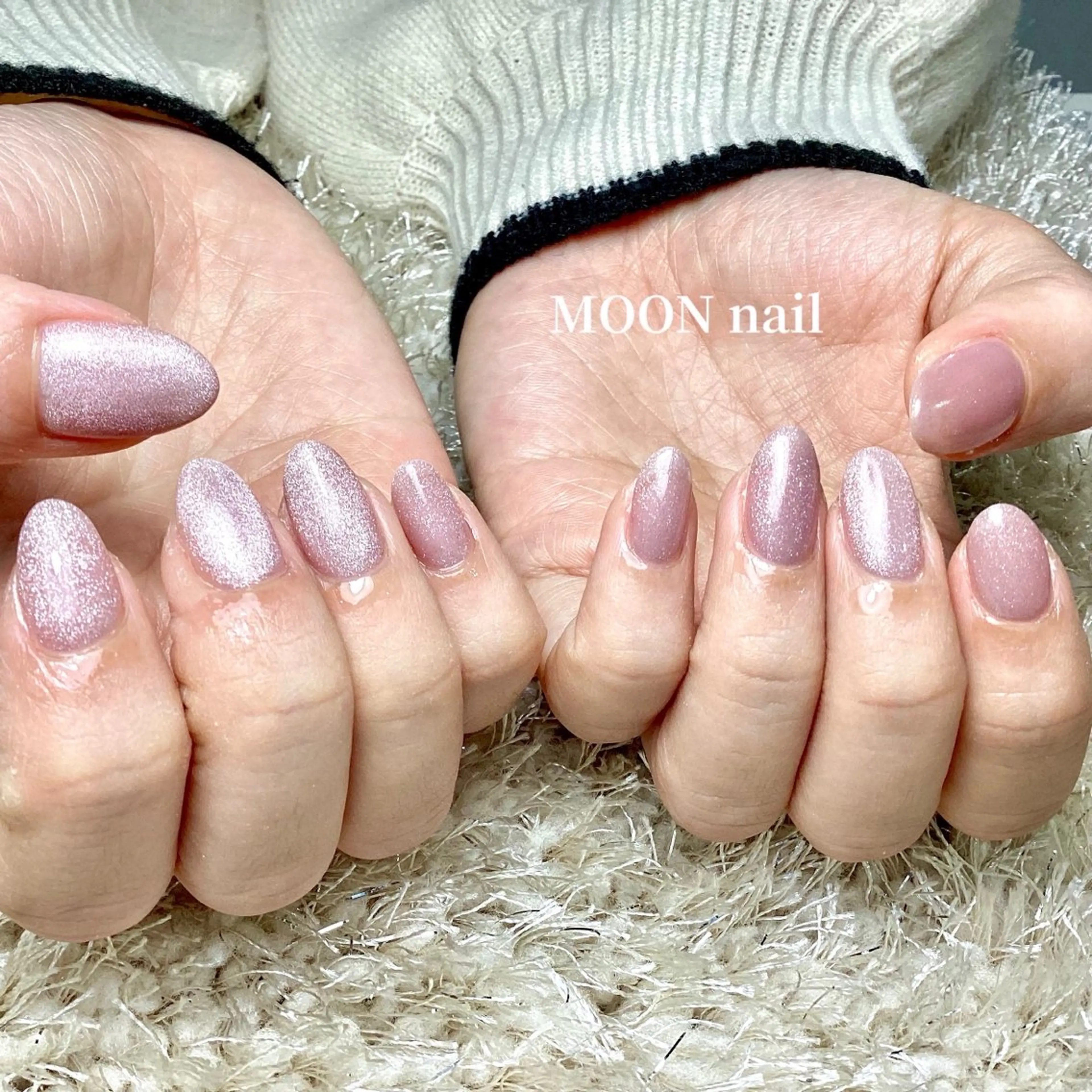 ネイル マグネットネイル ハンドネイル 浦添 MOON  nailのネイルデザイン