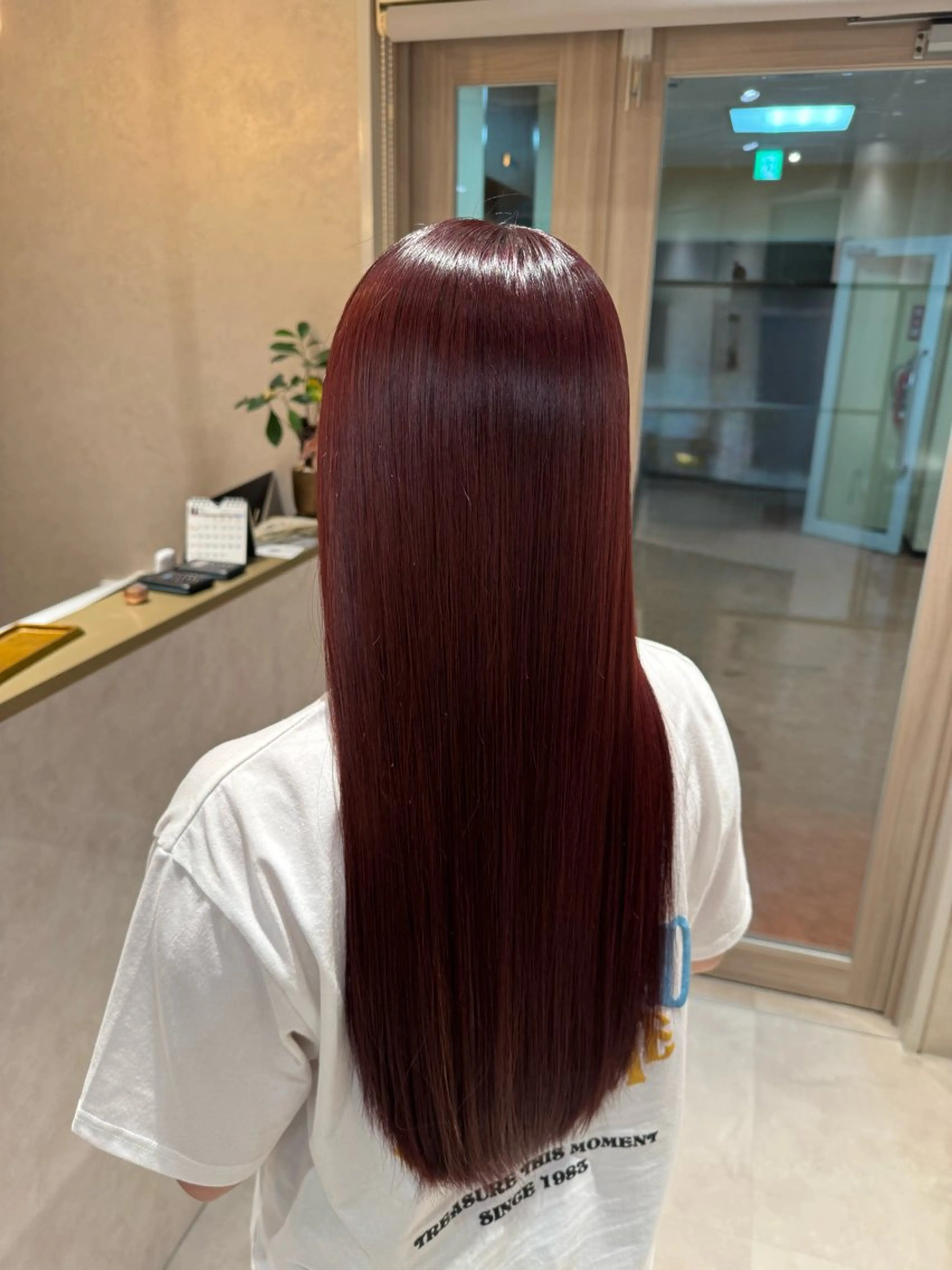 ロング カラー 髪質改善ヘアエステ miyuのヘアスタイル