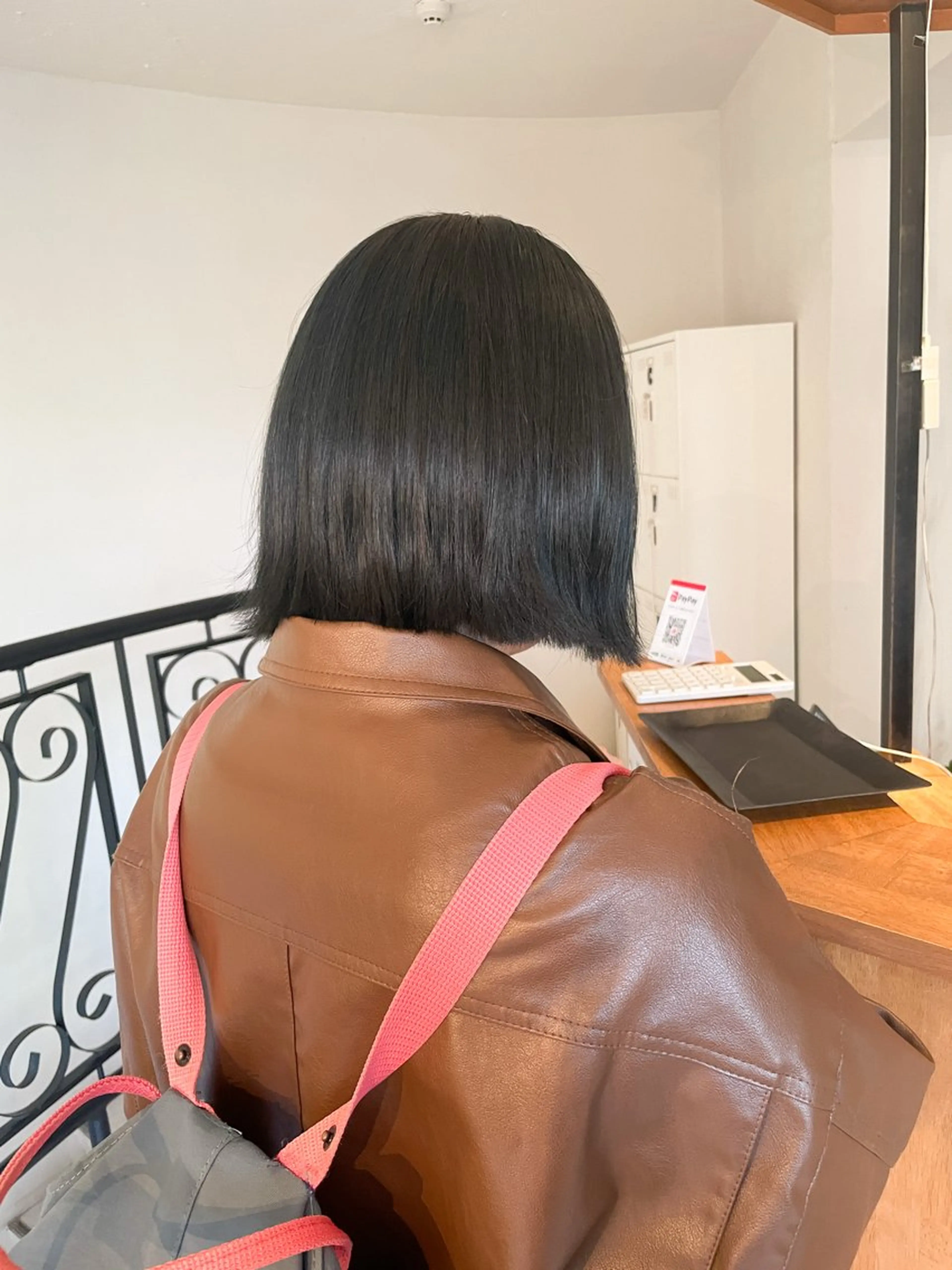 ミディアム ボブ 外ハネヘア ヘアカラー FERIA 緑地公園 🎀山口 ゆらら🎀のヘアスタイル