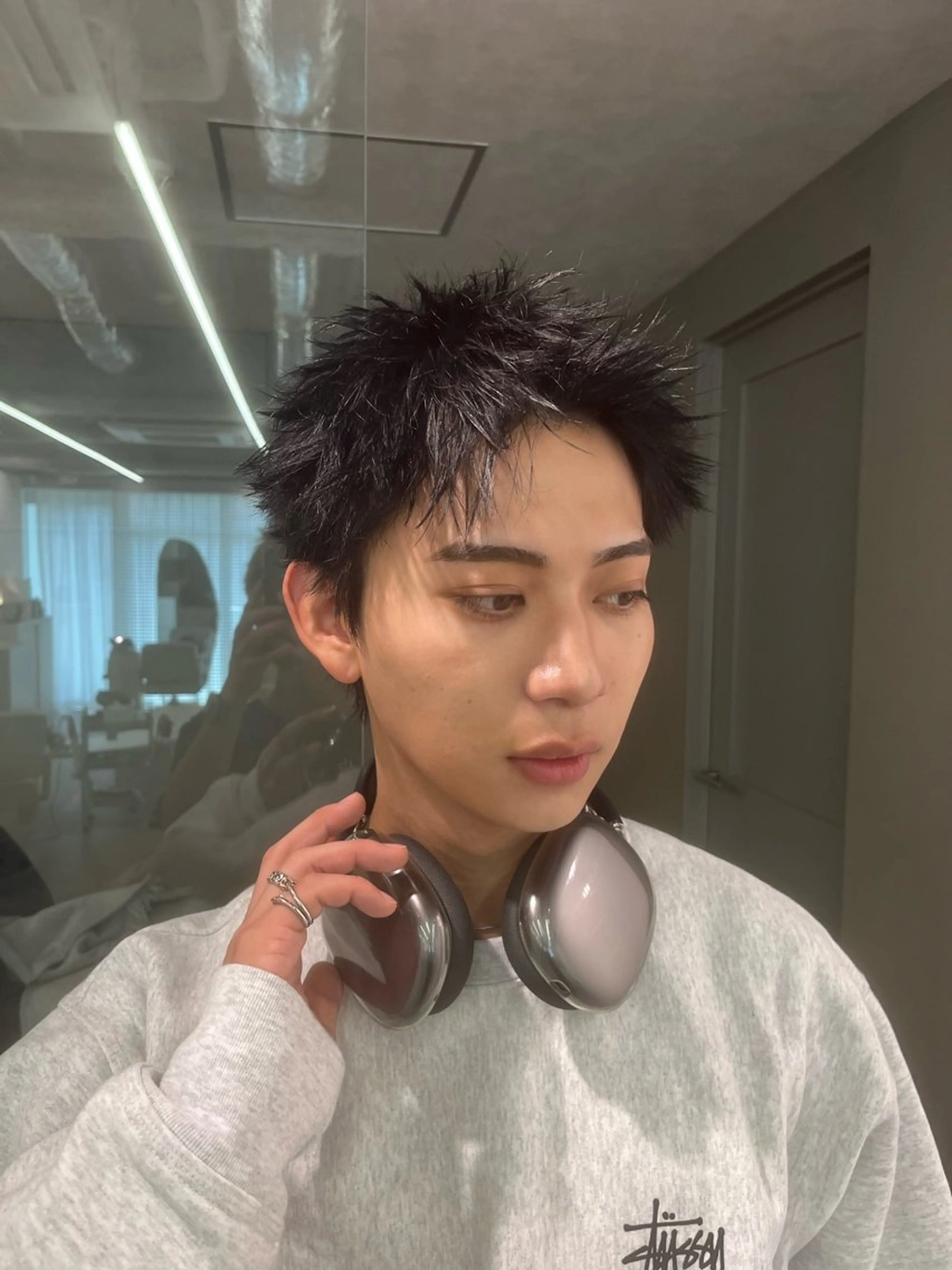 メンズ スパイキーショート カット メンズ特化美容師 水野友貴のヘアスタイル