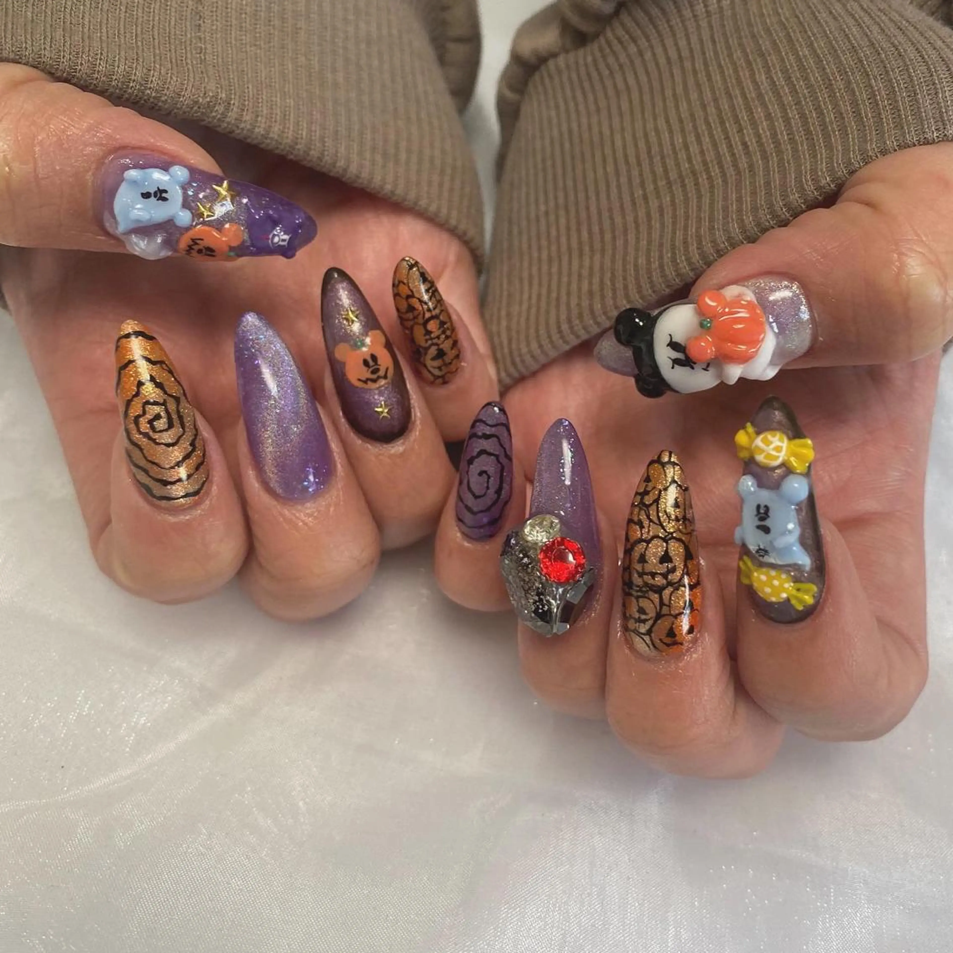 ネイル ハロウィン 💅Perfect Wink RUI🌈のネイルデザイン