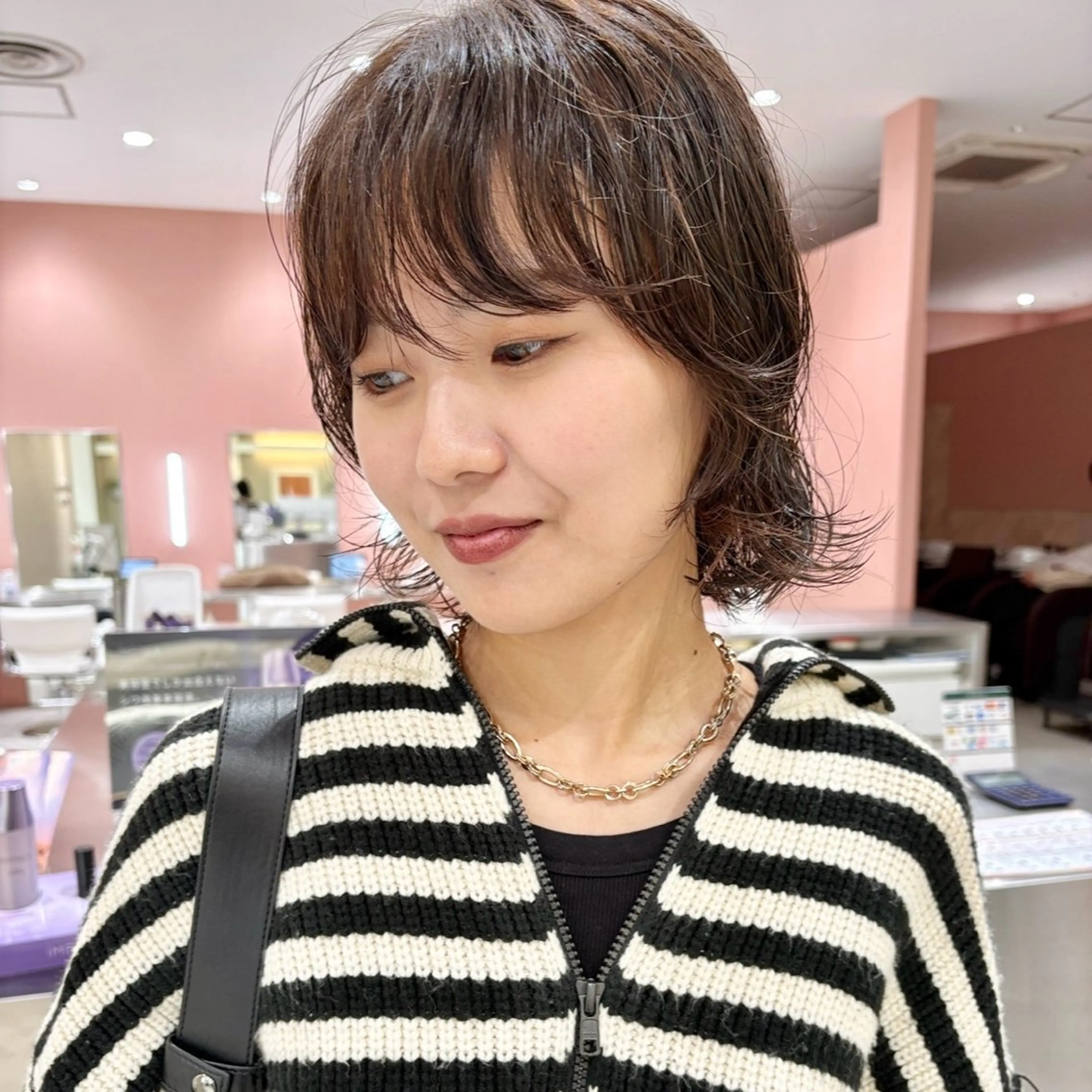 ミディアム パーマ ミディアムパーマ カット パーマ ヘアセット 🌿ショート🌿 パーマ🌿淳平のヘアスタイル