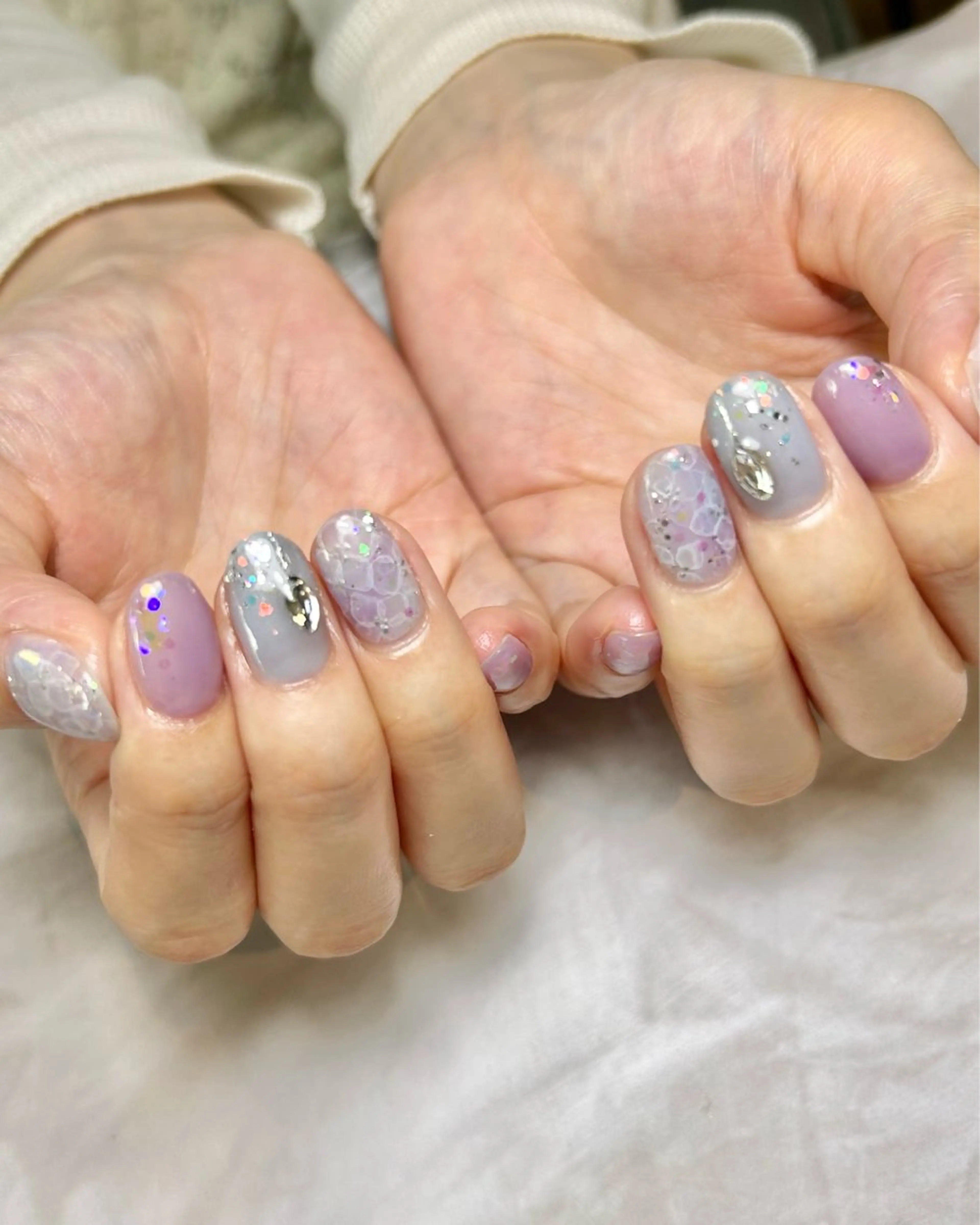 ネイル 持ち込み ハンドネイル Reflection marikoのネイルデザイン