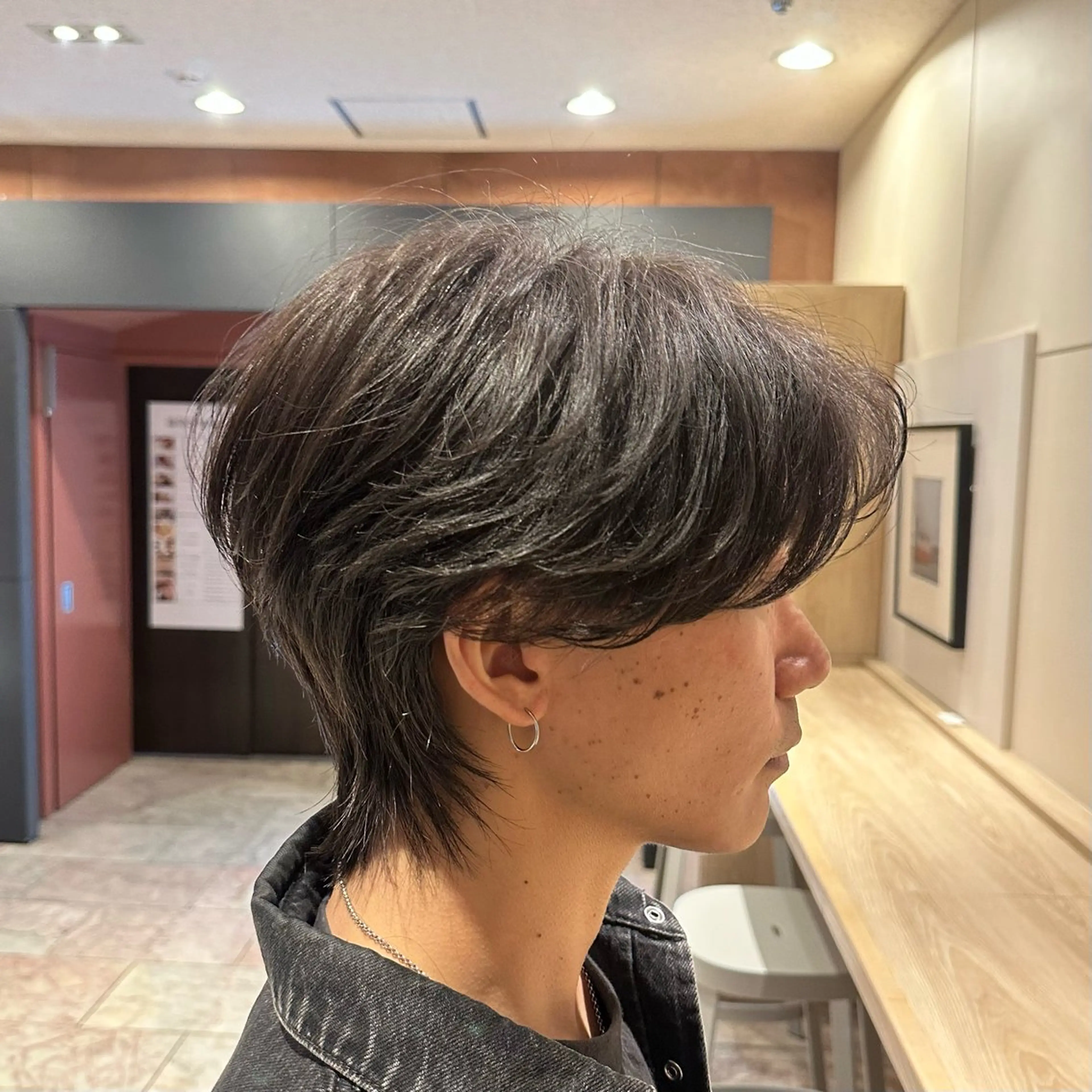 ショート メンズ メンズ韓国風 マッシュウルフ マッシュ メンズウルフカット 韓国風ヘア カット 韓国メンズヘア 田城伶治のヘアスタイル