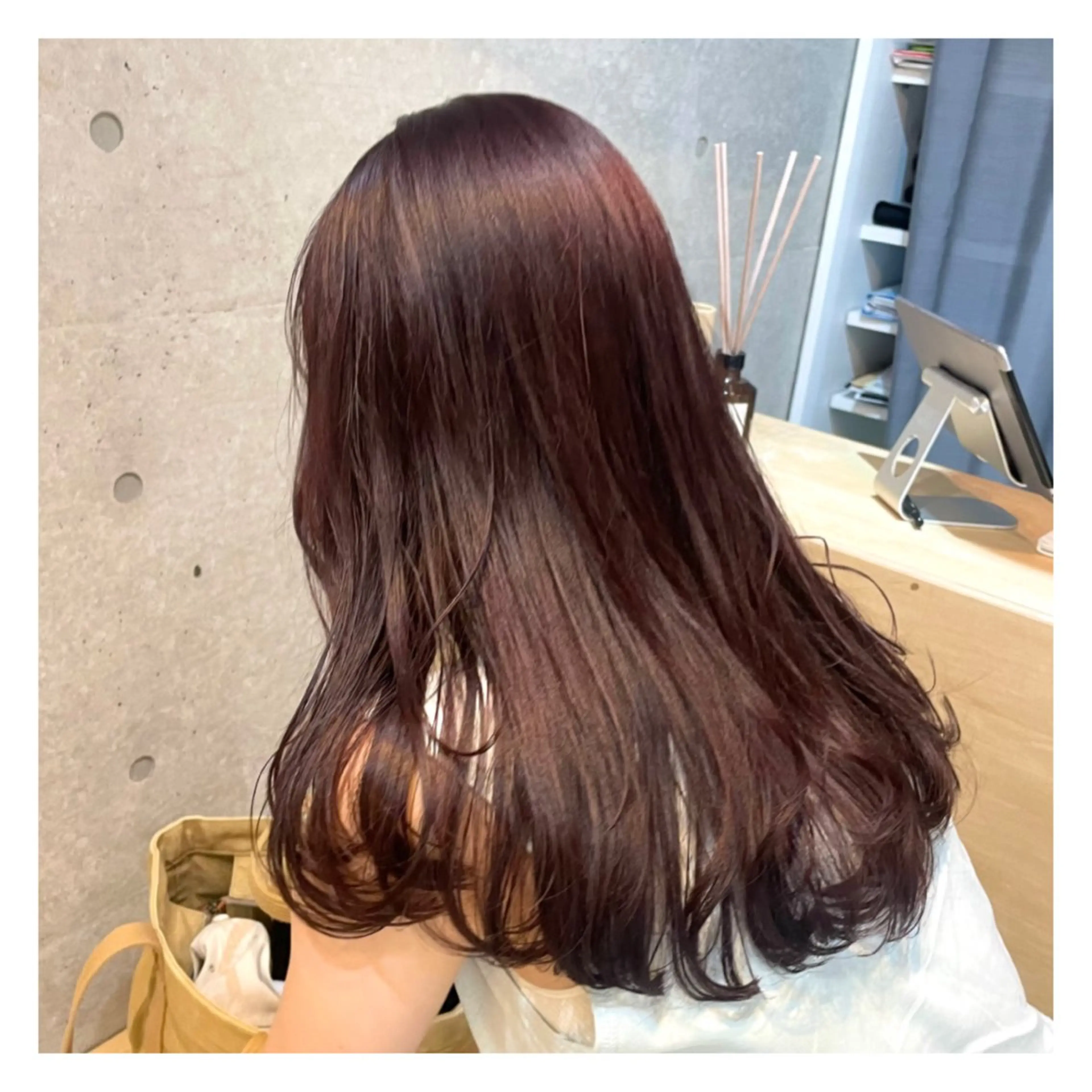 ロング カラー 縮毛矯正特別価格 /表参道/ことりのヘアスタイル