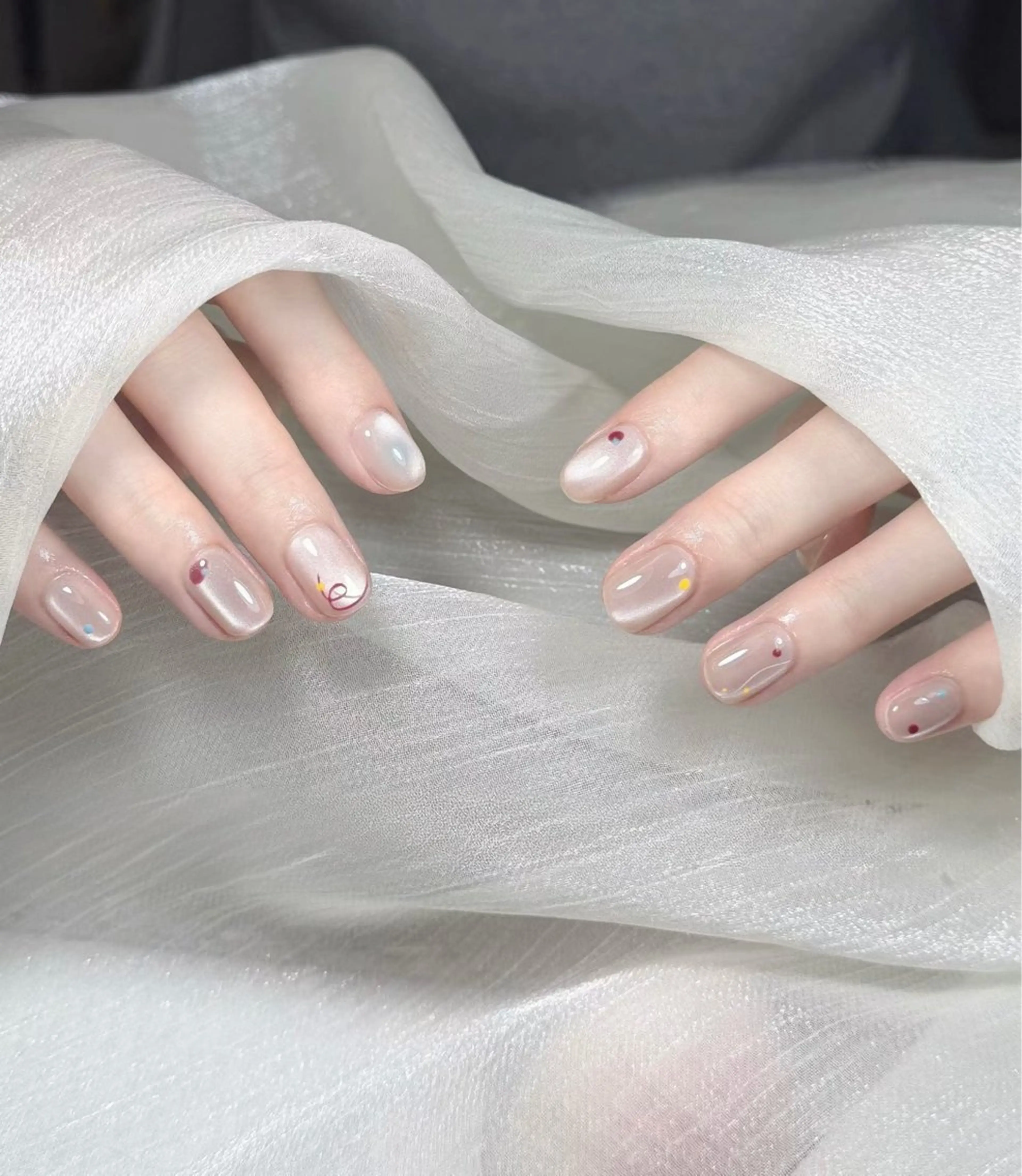 ネイル 持ち込み シンプルネイル ハンドネイル YUAN Nailのネイルデザイン