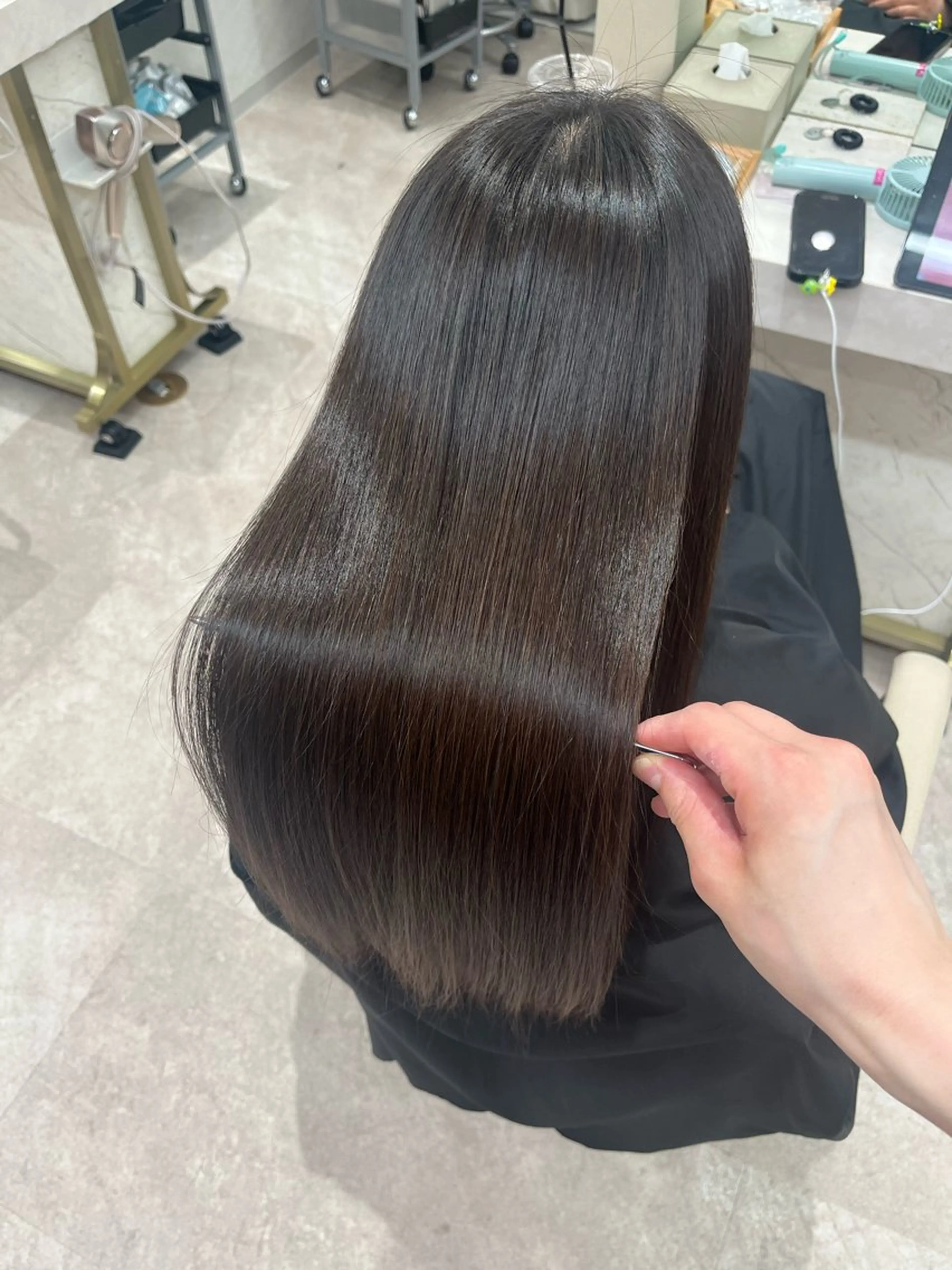 ロング 縮毛矯正 トリートメント 髪質改善特化/美髪/ タクマのヘアスタイル