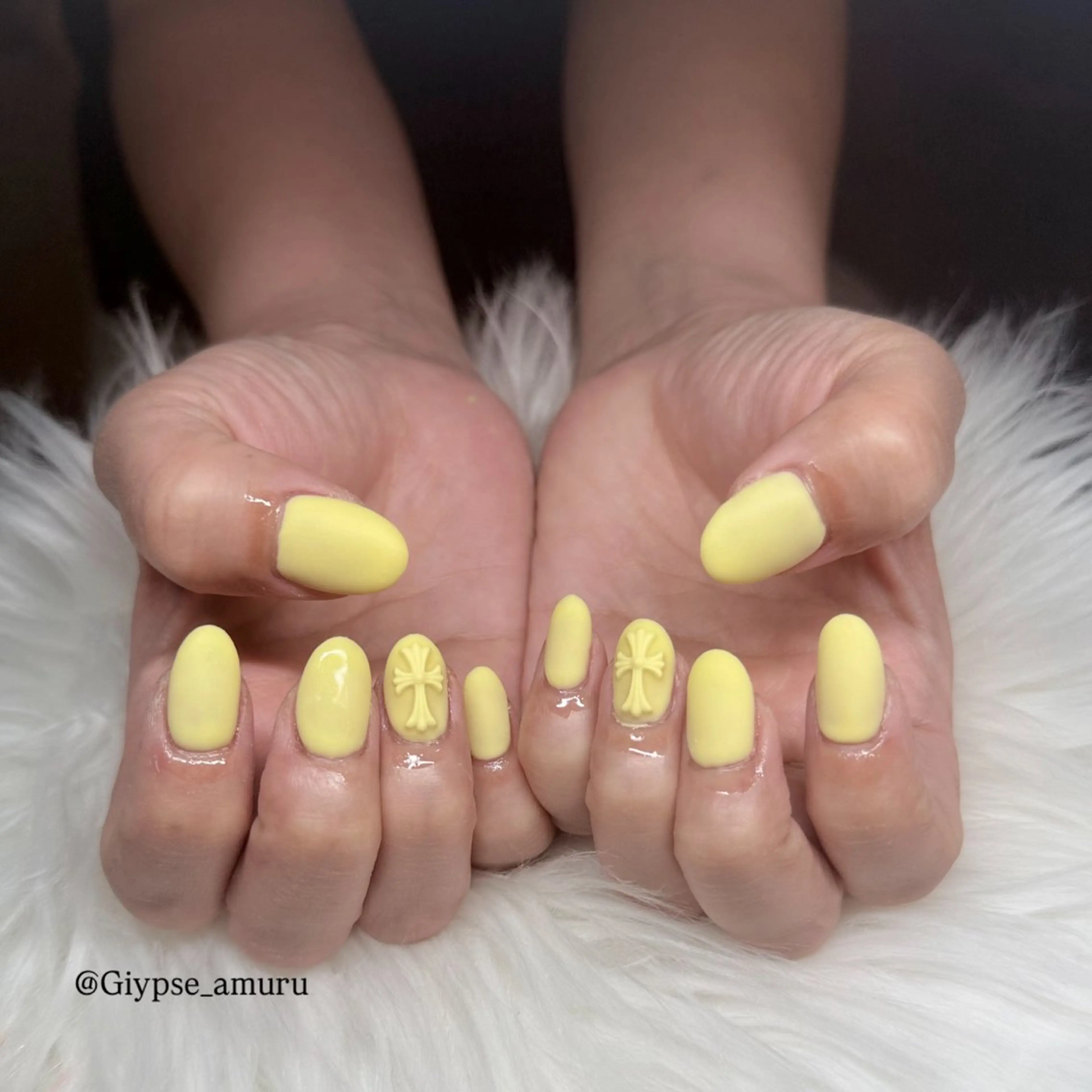 ネイル マットネイル ハンドネイル Giypsē amuruのネイルデザイン