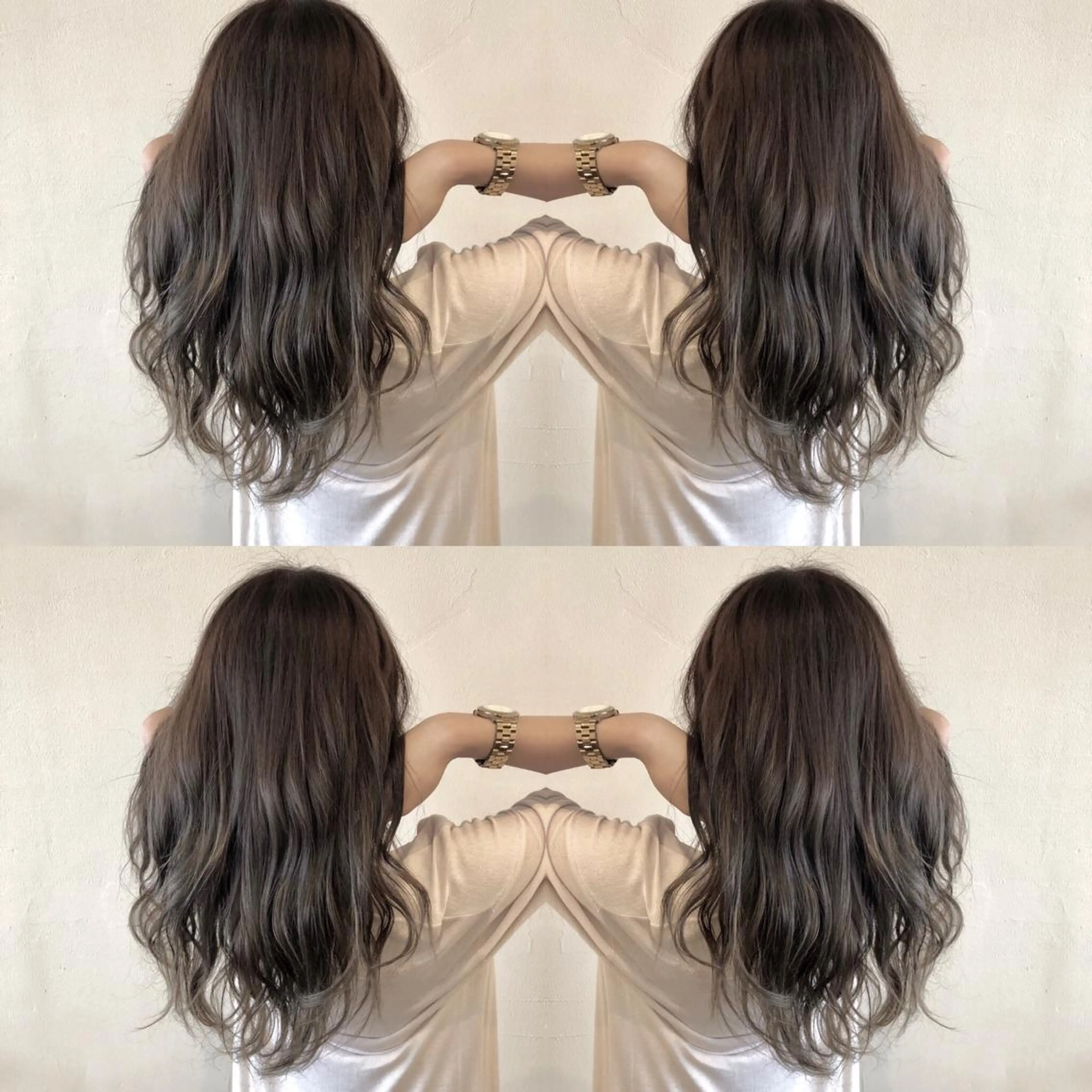 セミロング カラー ヘアカラー 宮下 耕平のヘアスタイル