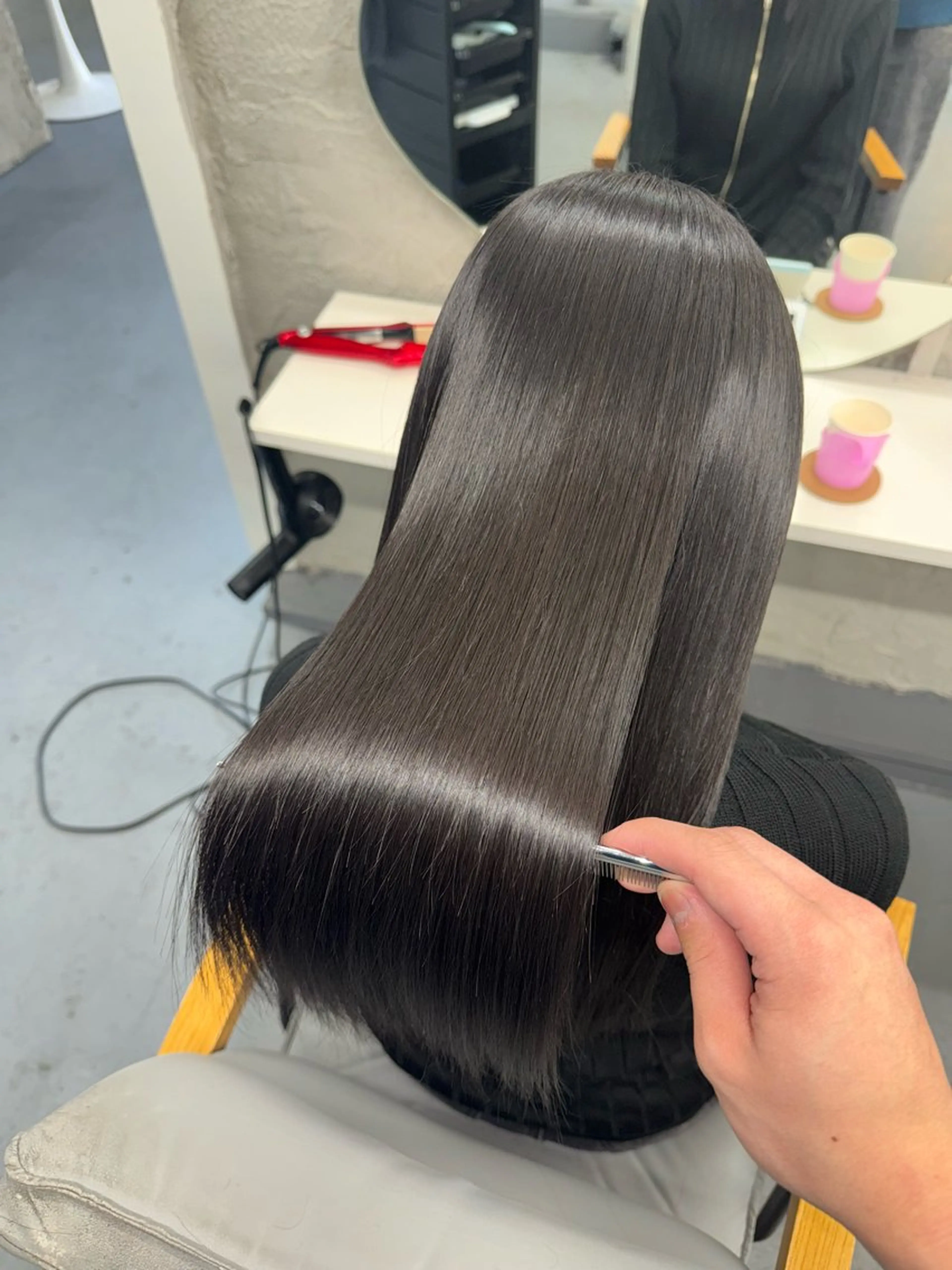 ロング カット 縮毛矯正 (柏)美髪矯正 髪質改善特化だいちのヘアスタイル