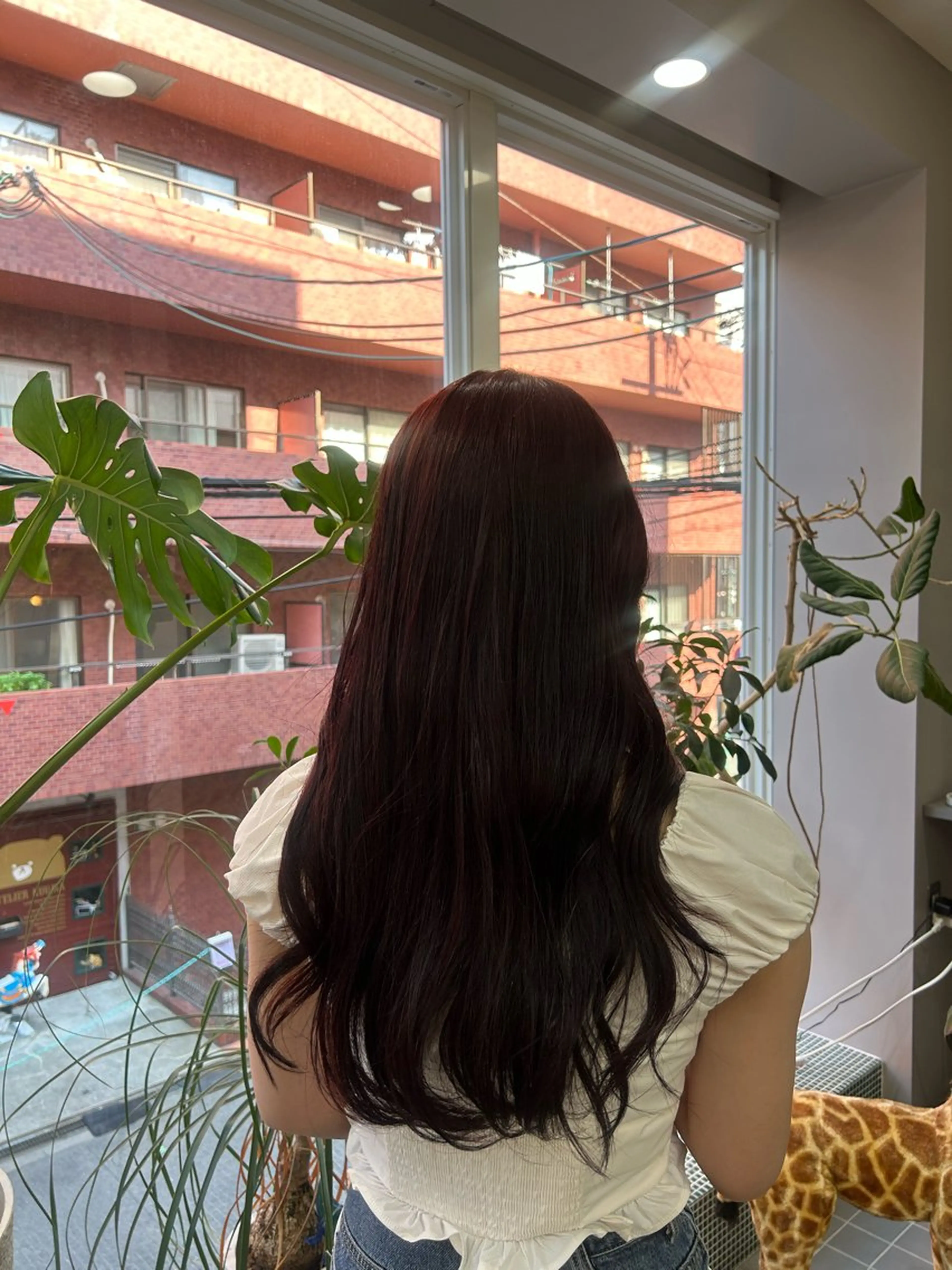 ロング カラー 黒髪 ほのか/西大橋/ /堀江/四ツ橋のヘアスタイル