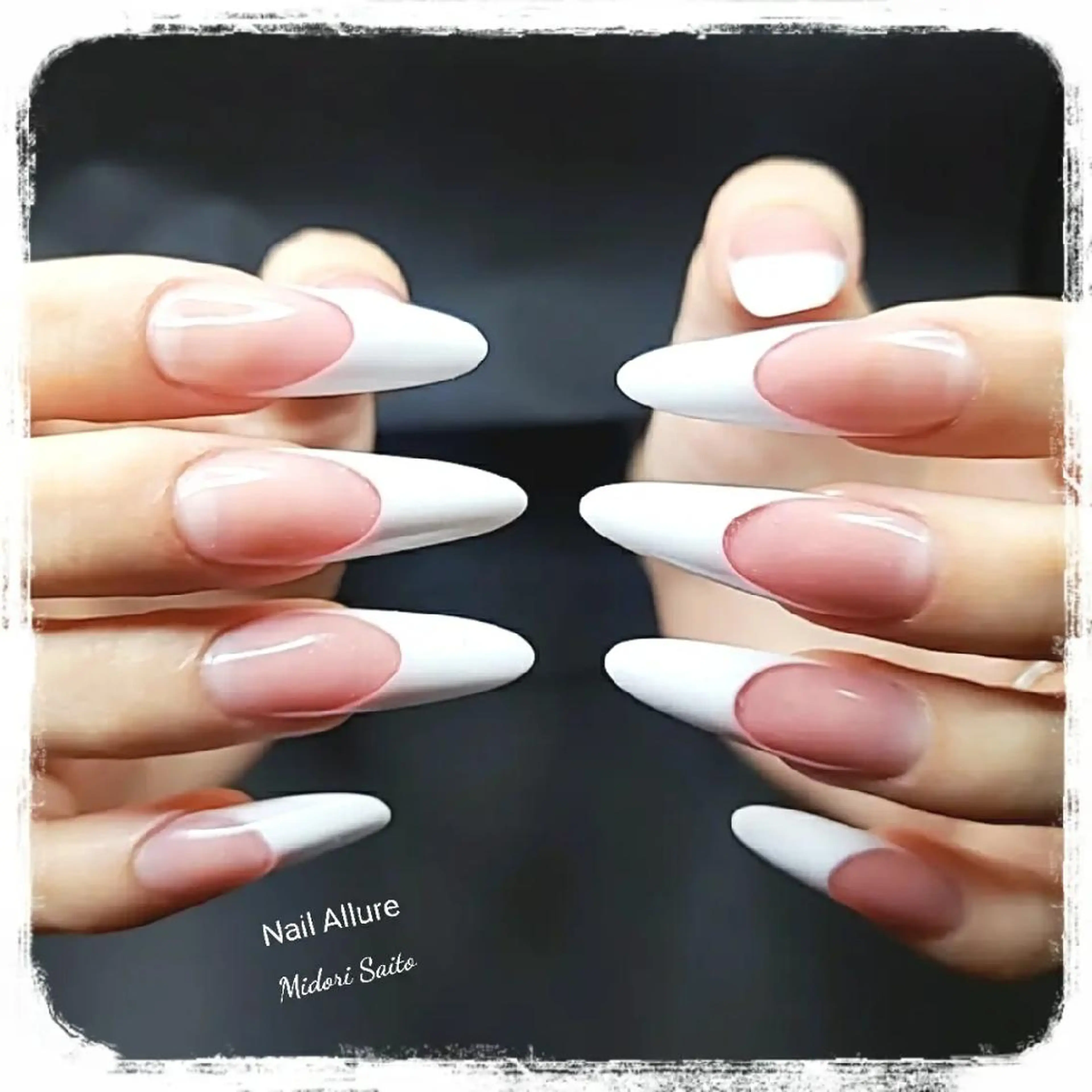 ネイル フレンチネイル ジェルネイル スカルプネイル Nail Allureのネイルデザイン