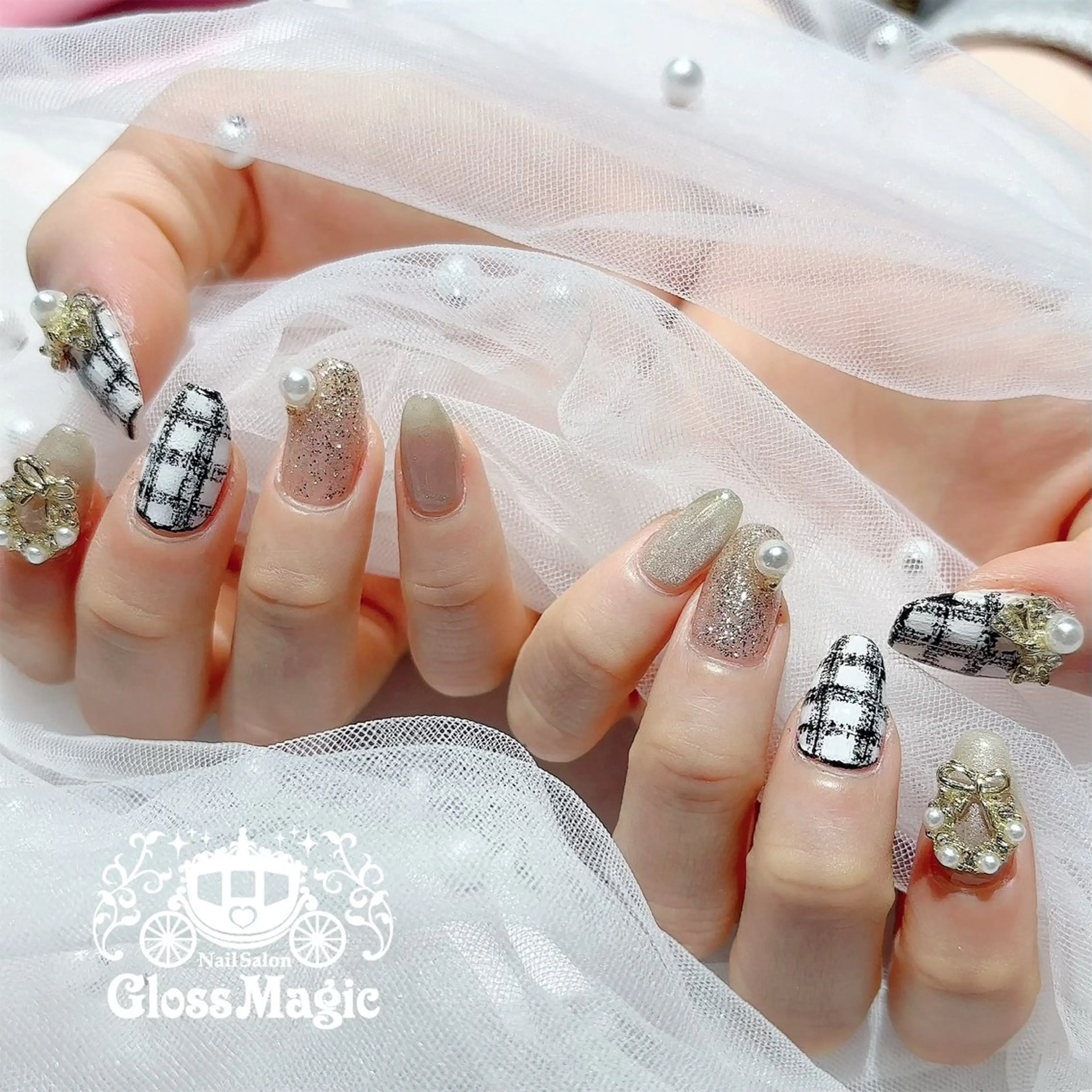 ネイル ハンドネイル あ きのネイルデザイン