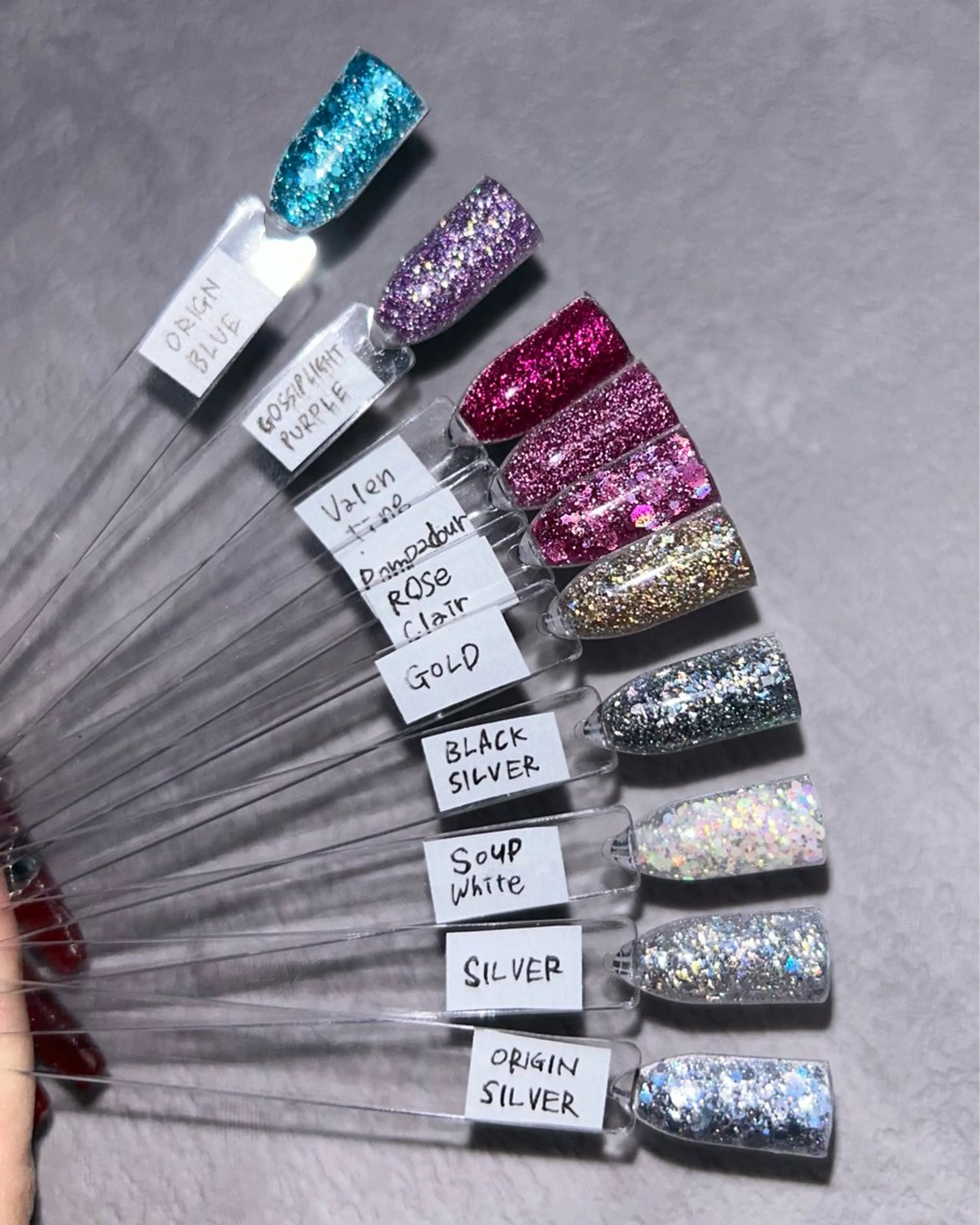 スカルプ10本（m半まで）/ラメワンカラー/ラメグラデーション※ロング料金、パーツ代は別途の写真