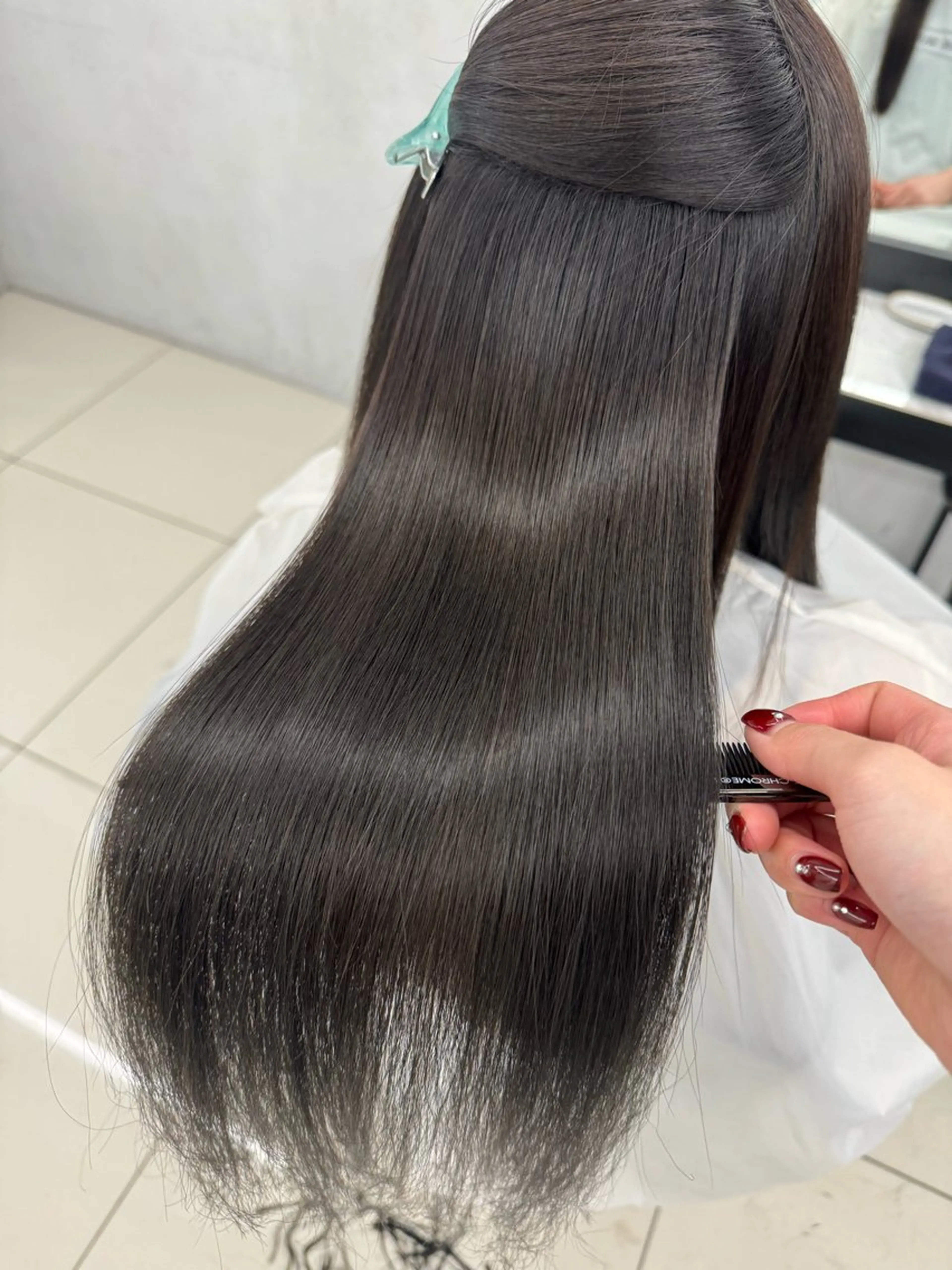 ロング 縮毛矯正 トリートメント AOl所属・🫧艶髪🪽 Karinのヘアスタイル