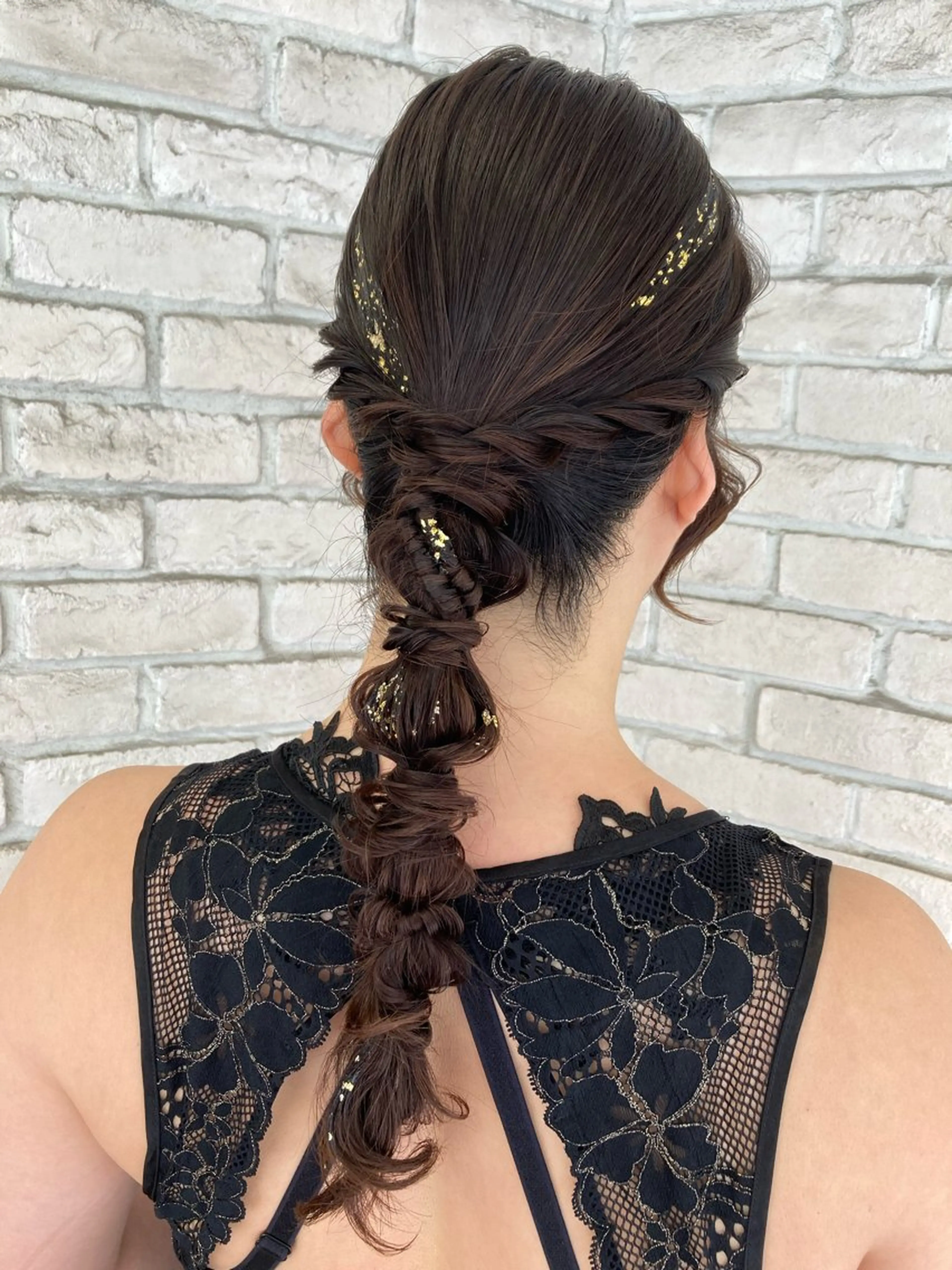 ロング あやかショート 白髪ぼかしのヘアスタイル