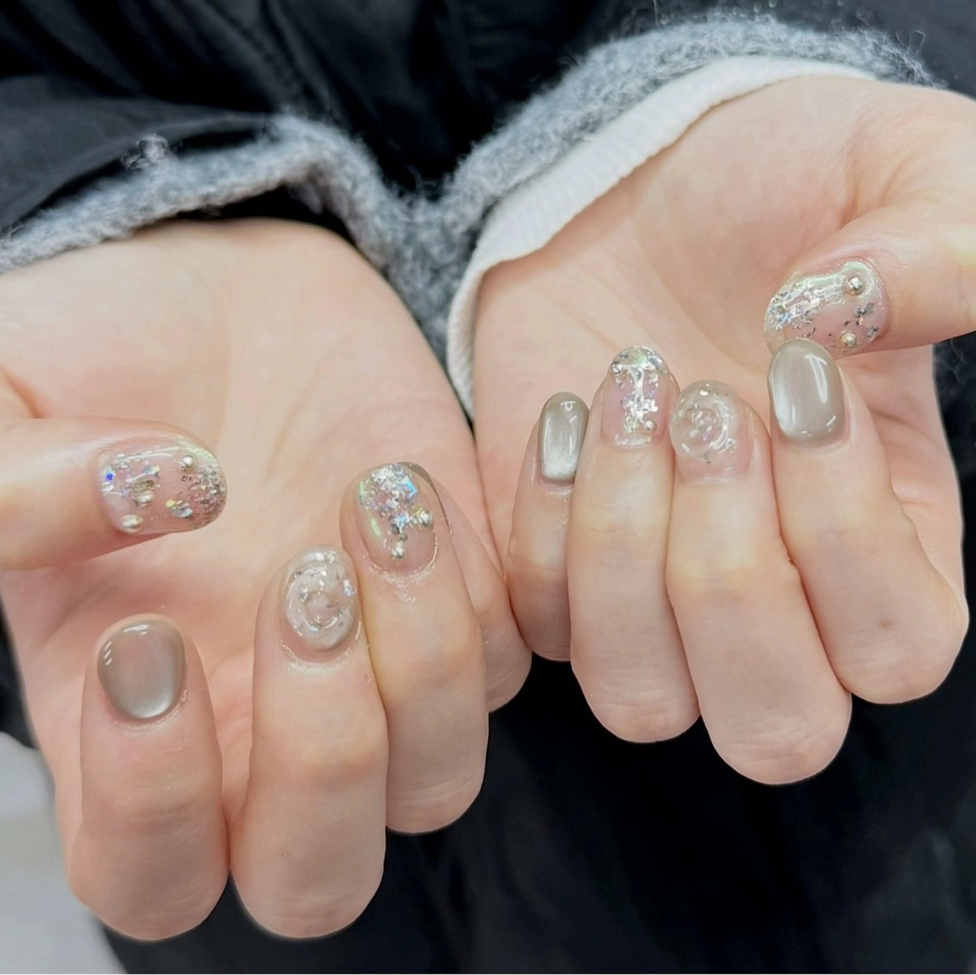 ネイル ハンドネイル 𝙃𝙖𝙧𝙪⋆ ˚꩜｡個性派のネイルデザイン