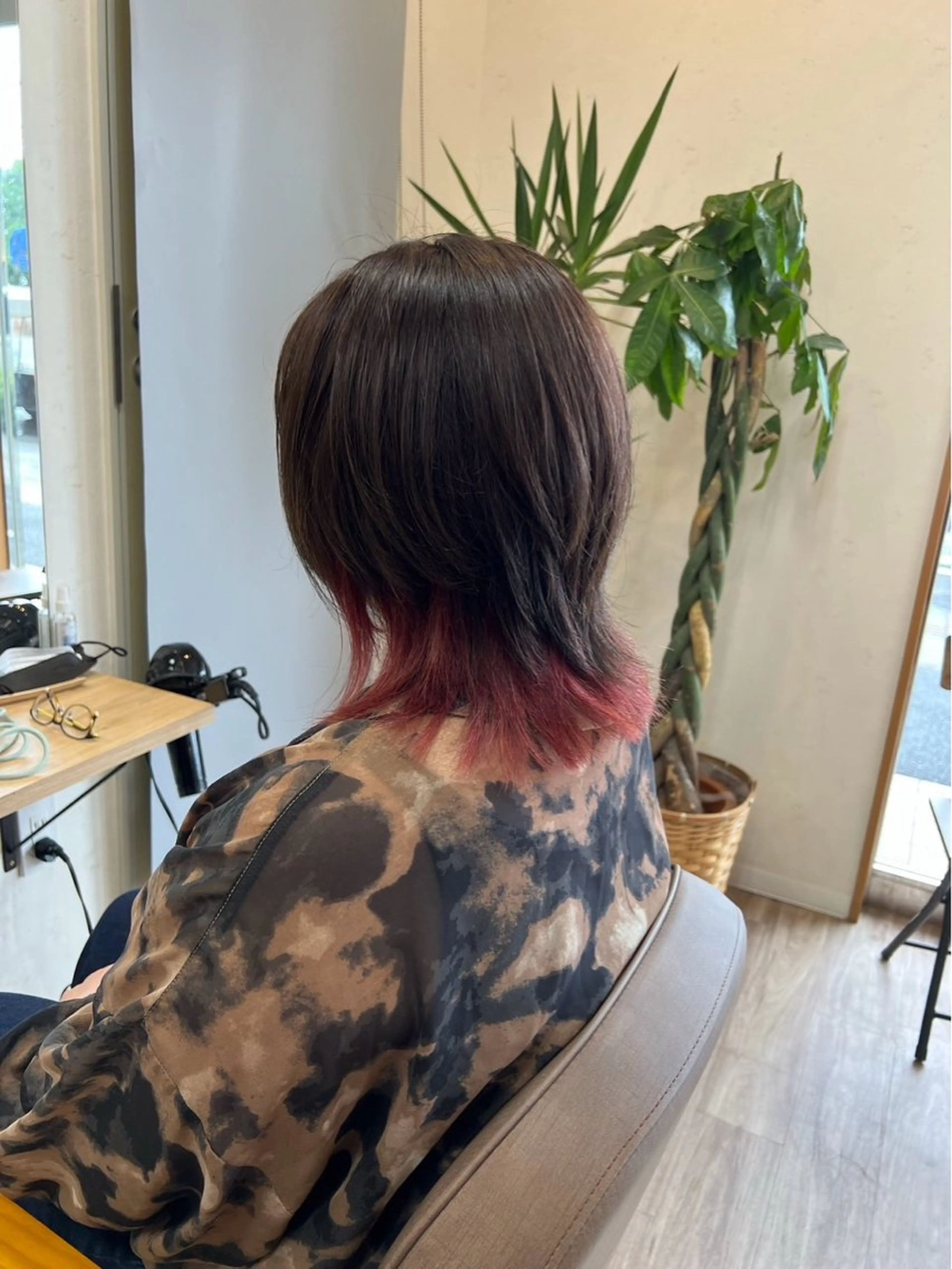 ミディアム カラー ヘアカラー トリートメント TELAHAIR研究学園店所属・TELAHAIR 副店長 永田のヘアスタイル