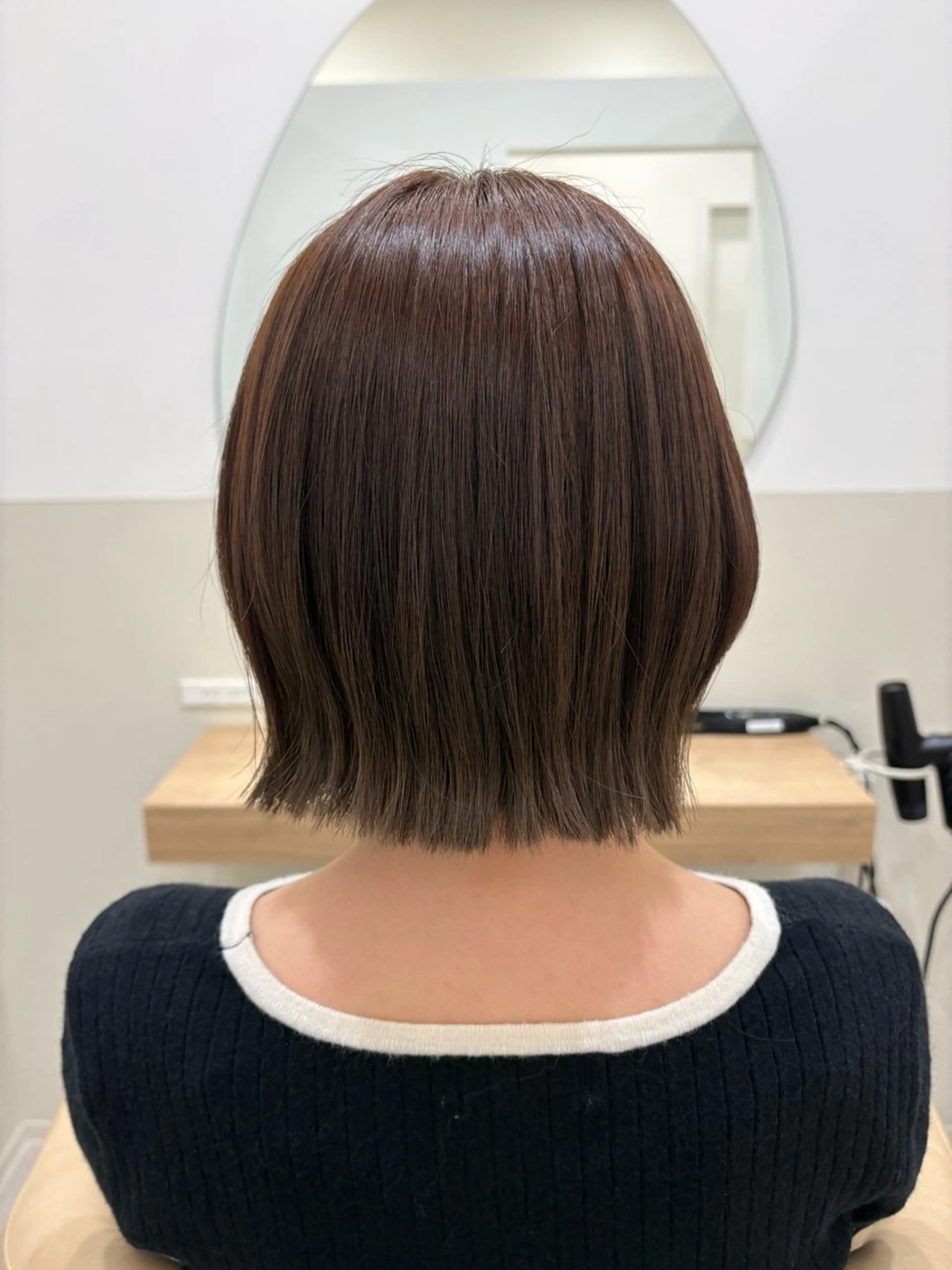 カラー ベージュカラー オリーブベージュ ボブ カット ヘアカラー トリートメント SALOWIN所属・髪質改善/透明感 ＊mayu＊のヘアスタイル