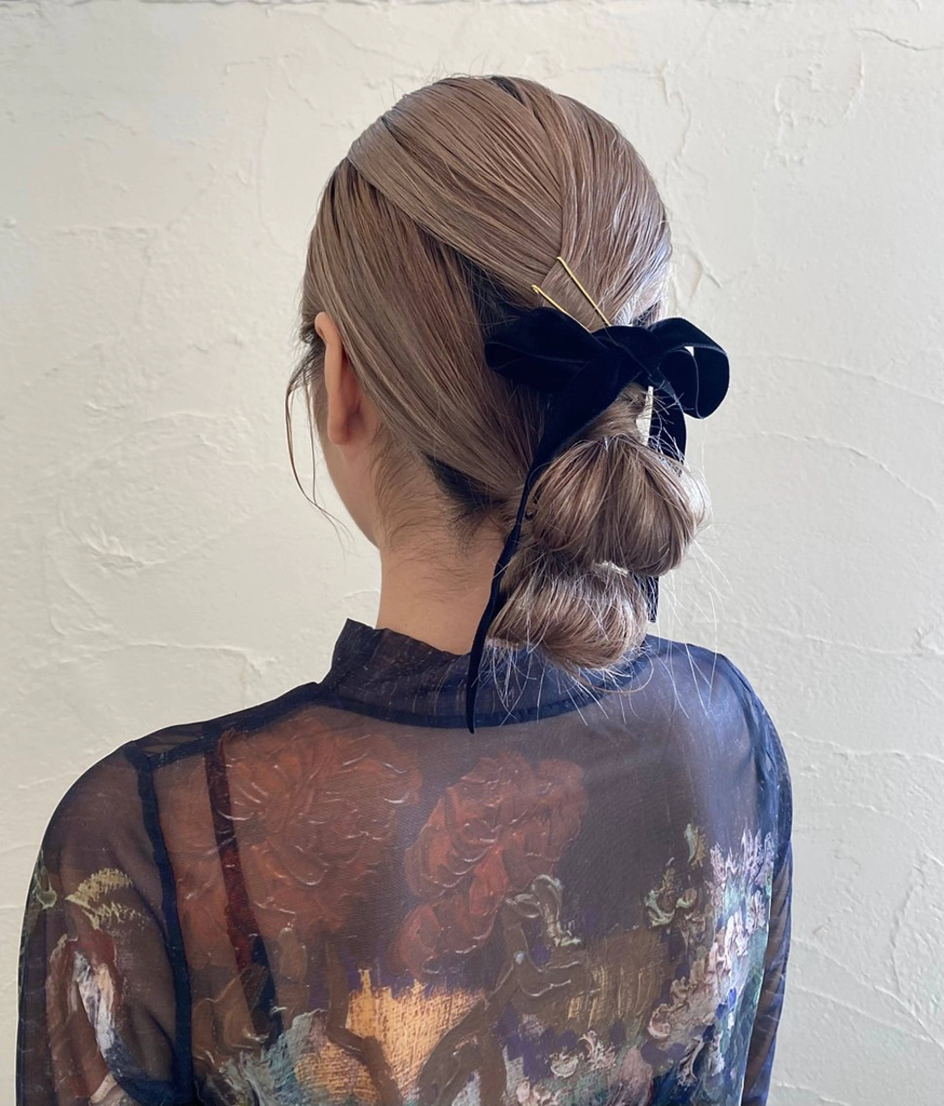 ロング ヘアセット お呼ばれヘア｜ 金山｜山本夏菜のヘアスタイル