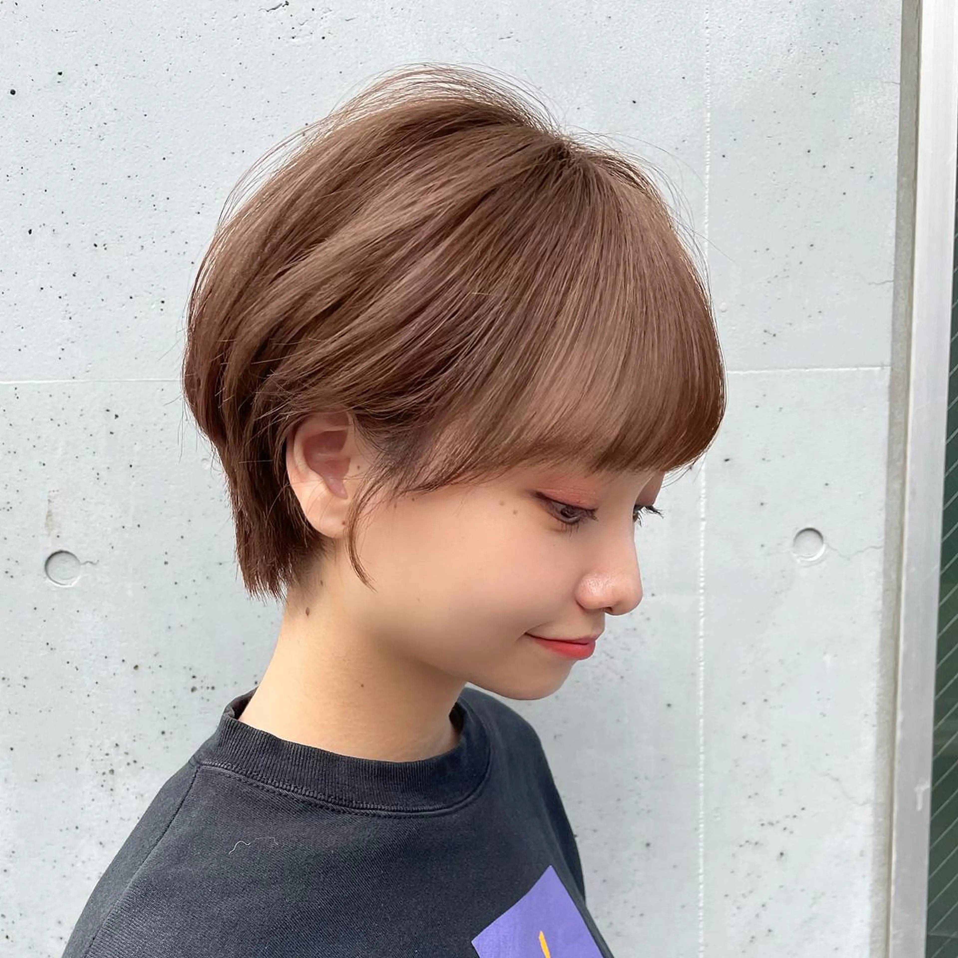 ショート カラー ショートボブ ハンサムショート 丸みショート ボブ くびれヘア 浦和指名率No.1 ショート特化美容師のヘアスタイル